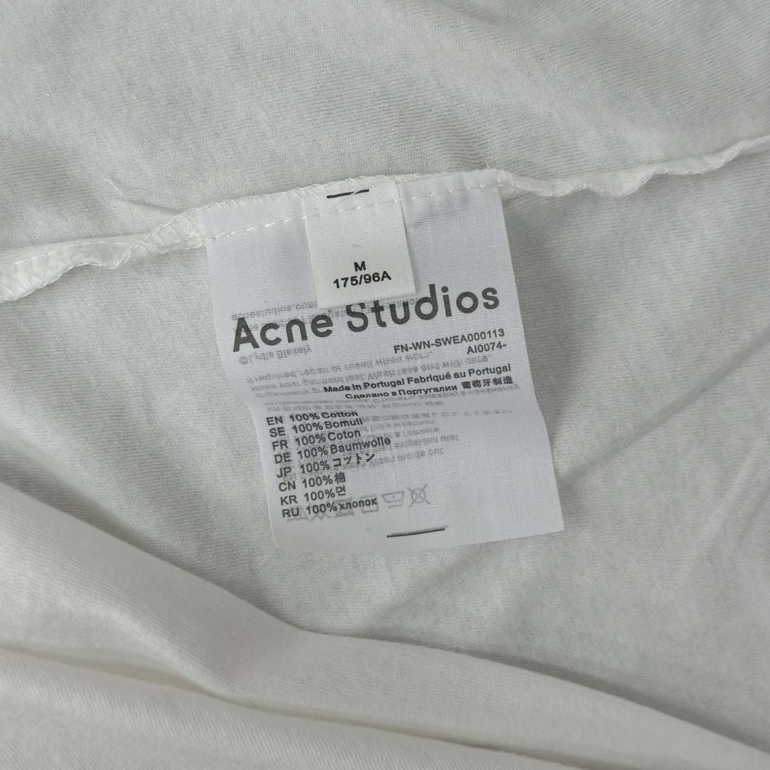 Acne Studios Logo T-shirt - Relaxed Fit - EUR FASHION