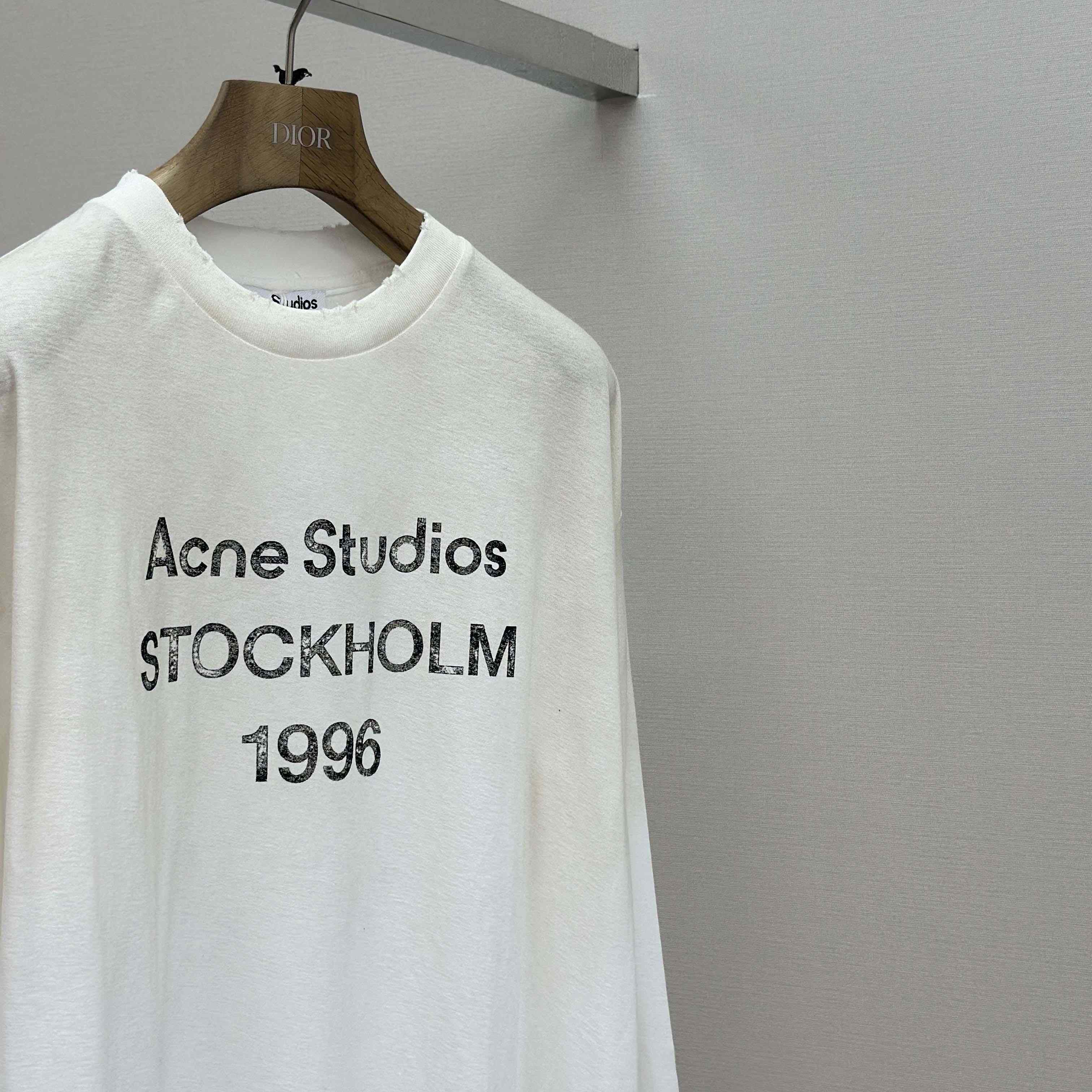Acne Studios Logo T-shirt - Relaxed Fit - EUR FASHION