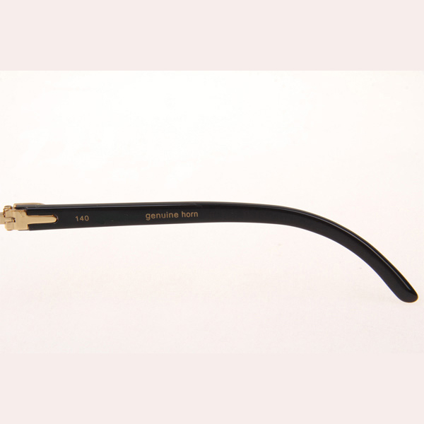 Cartier CT_3524012 Diamond Black Buffalo Eyeglasses In Gold - EUR FASHION