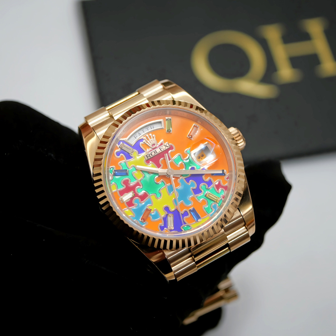 Rolex Oyster Perpetual Day-Date, 36mm, rose gold  128235 - EUR FASHION