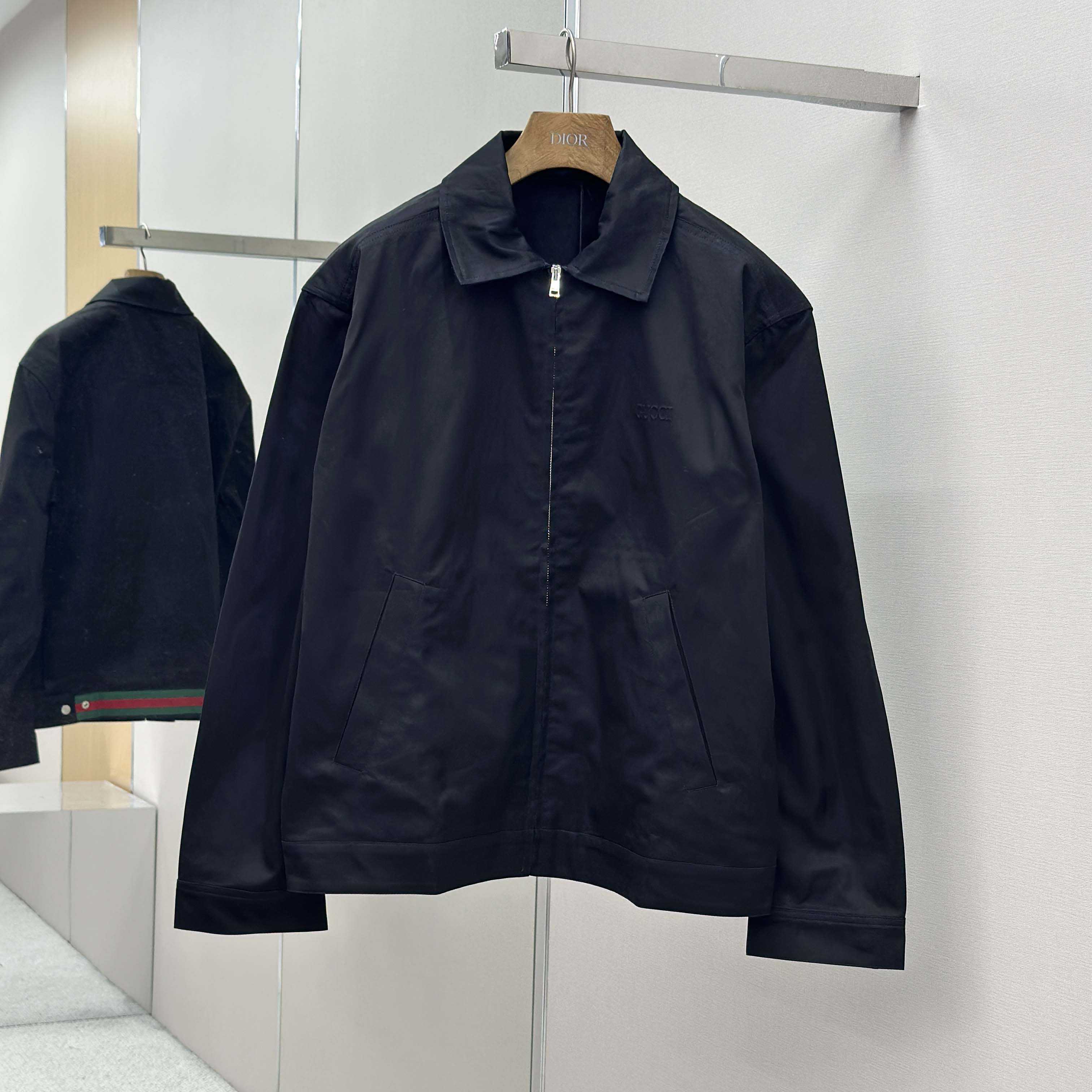 Gucci Cotton Twill Jacket With Web Detail - EUR FASHION