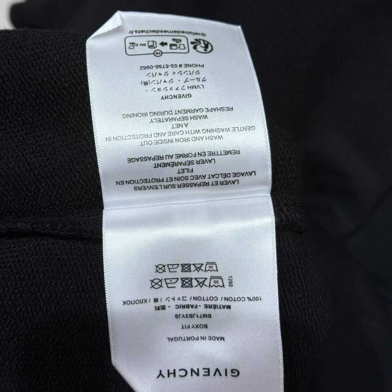 Givenchy Embroidered Logo Fleece Polo Sweatshirt In Black - EUR FASHION