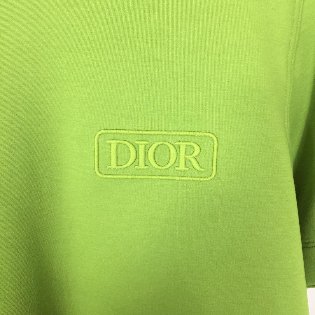 Dior Logo Cotton T-Shirt  - EUR FASHION