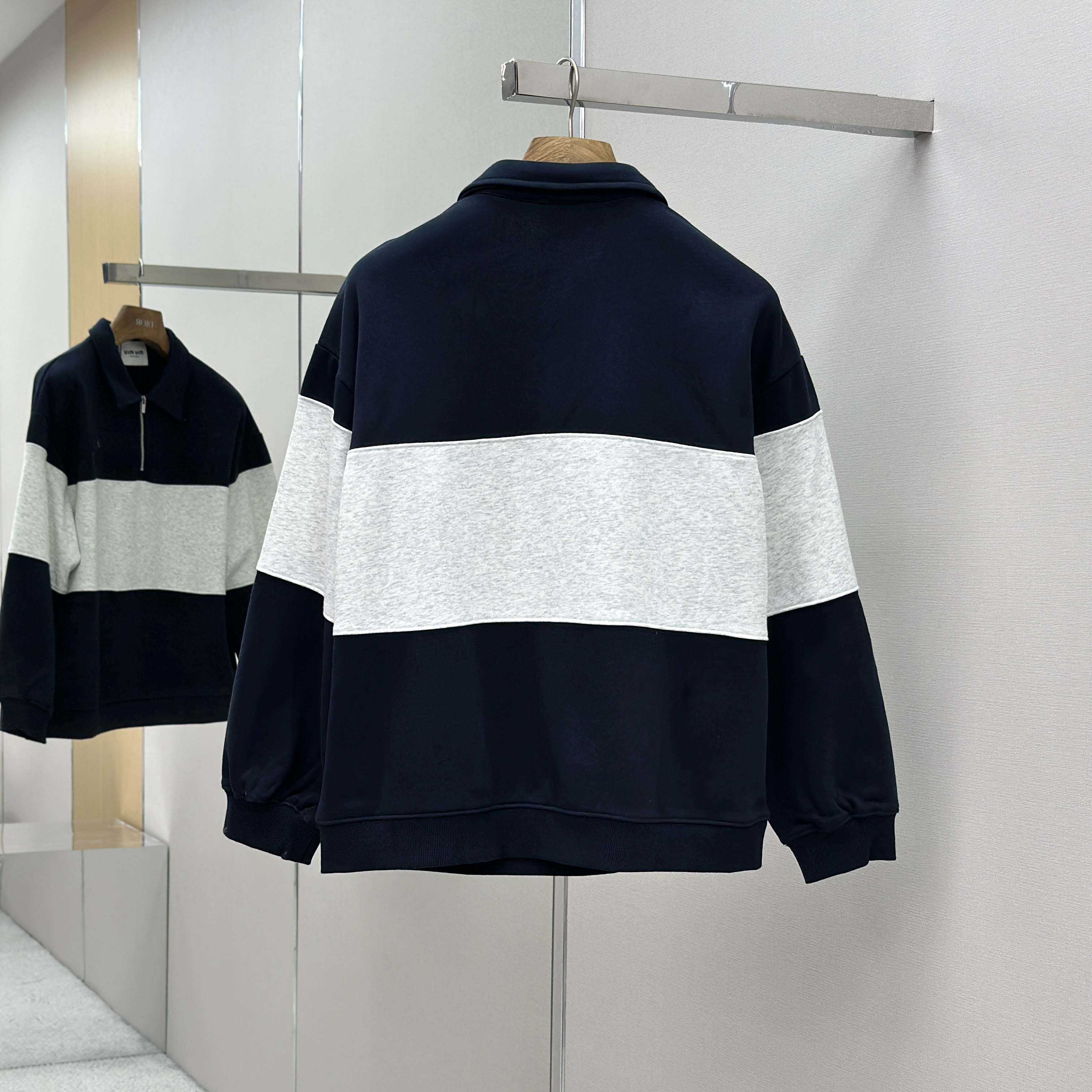 Miu Miu Half-zip Cotton Sweatshirt - EUR FASHION