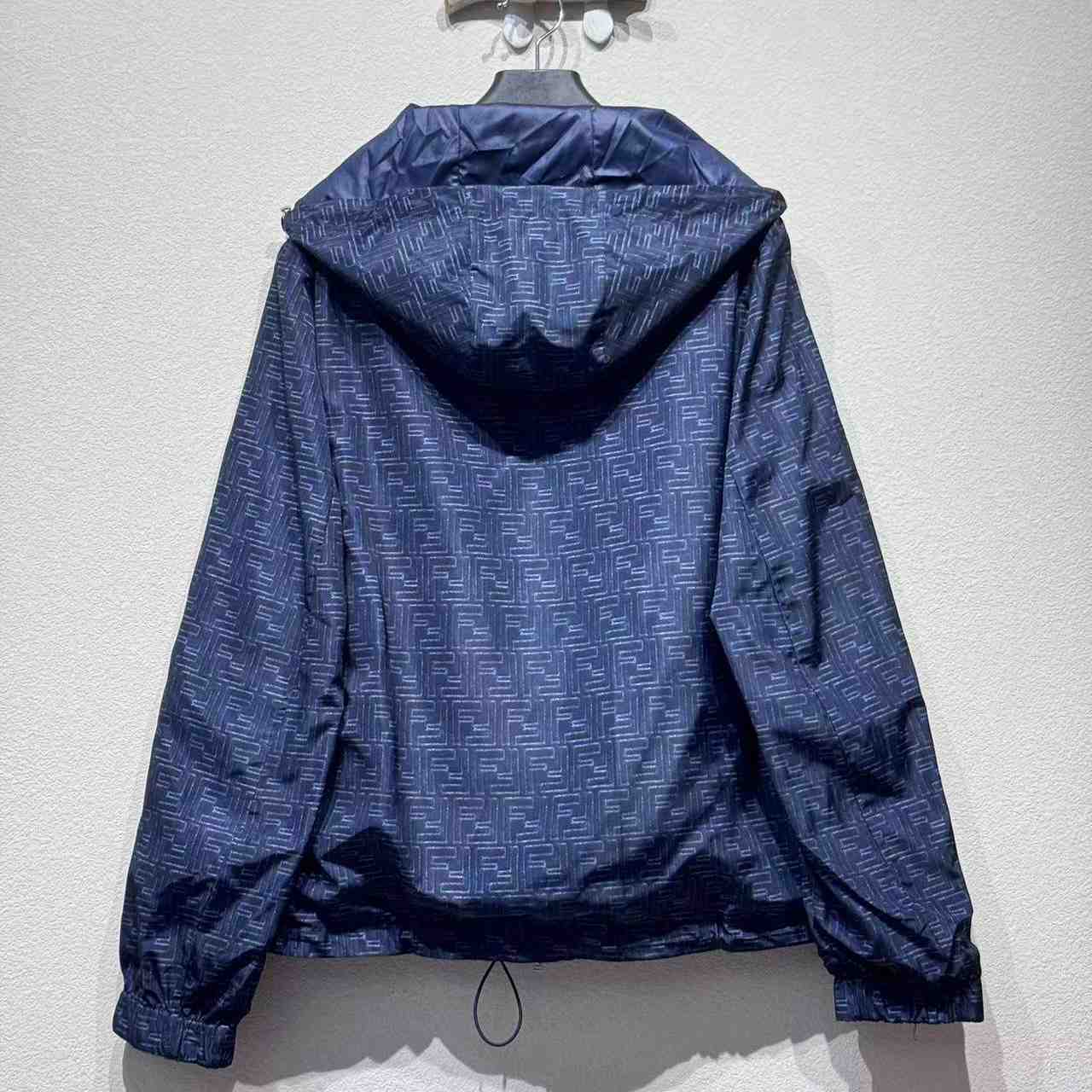 Fendi Blue FF Nylon Jacket - EUR FASHION