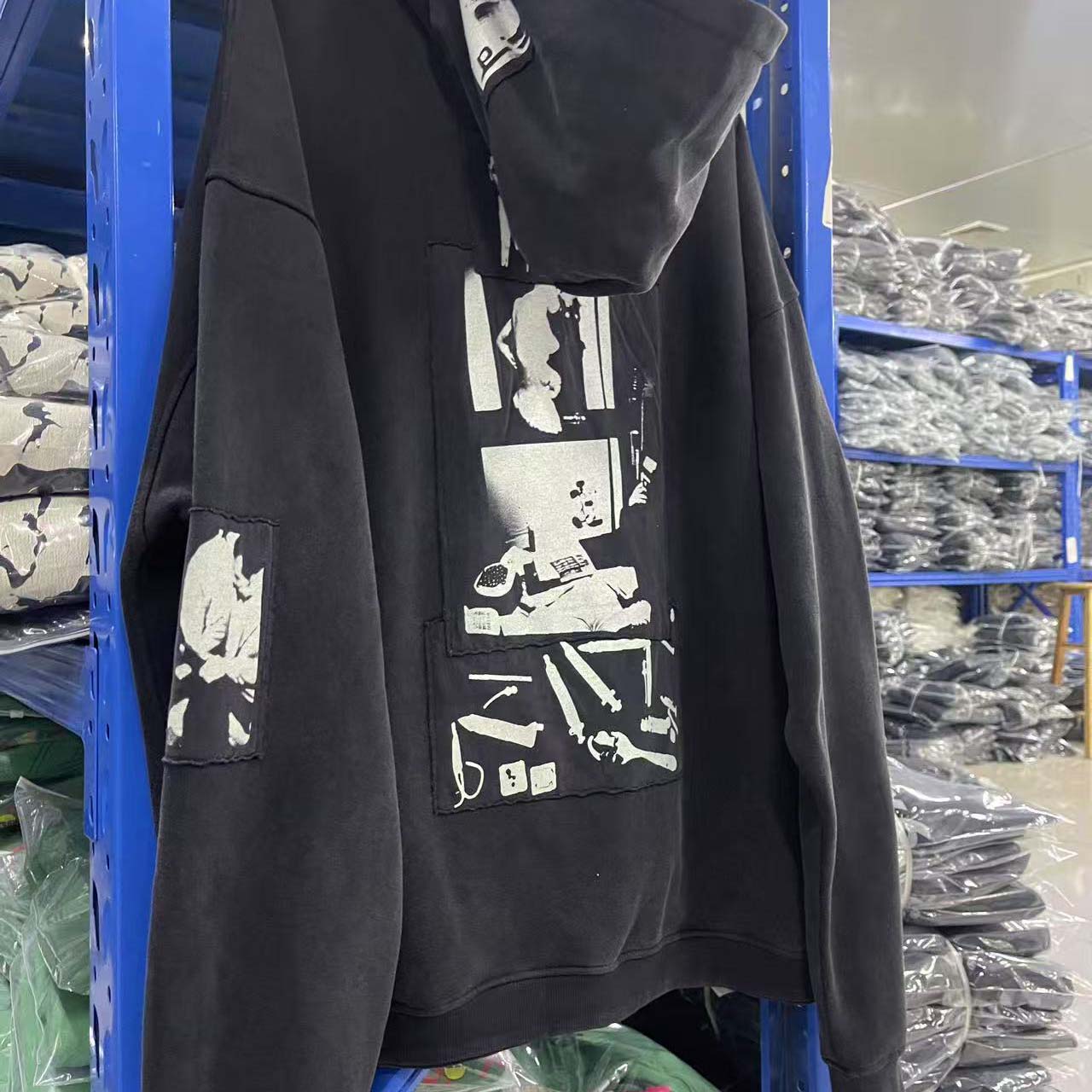 Enfants Riches Déprimés ERD Disarm Assemblage Zip Hoodie - EUR FASHION