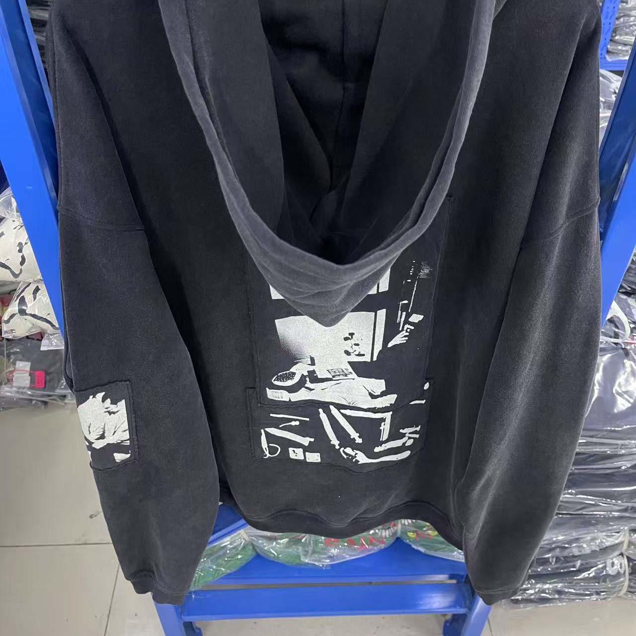 Enfants Riches Déprimés ERD Disarm Assemblage Zip Hoodie - EUR FASHION