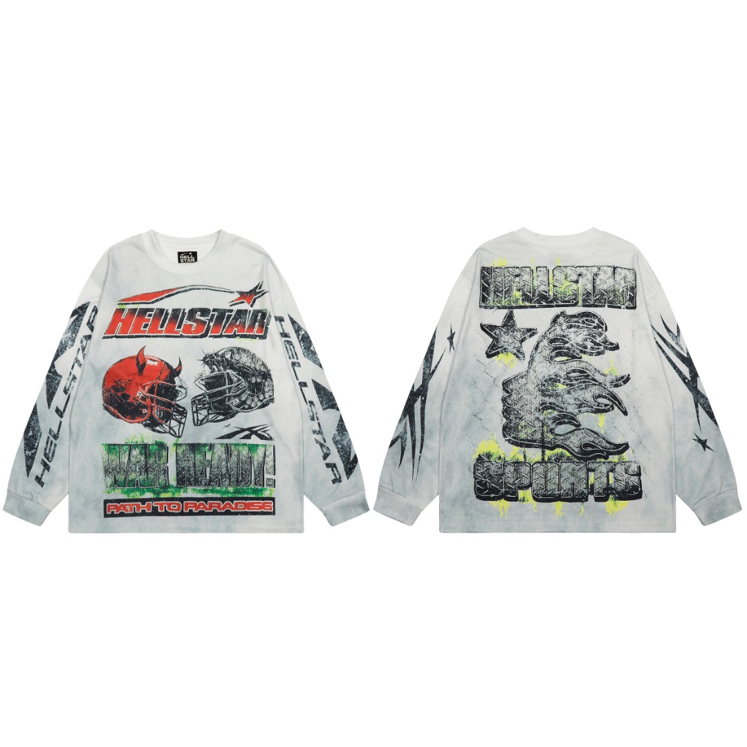 Hellstar War Ready! Longsleeve T-Shirt  - EUR FASHION