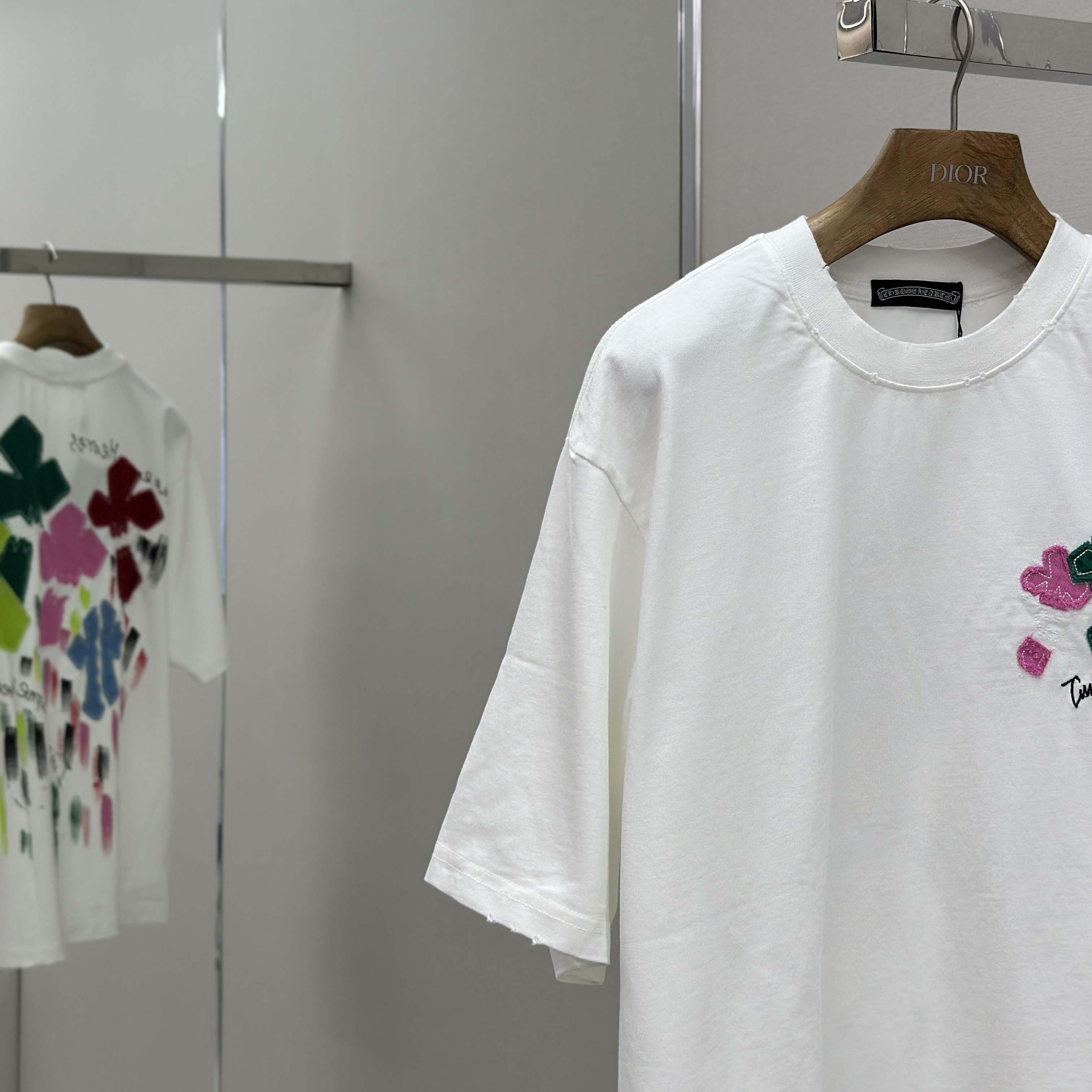 Chrome Hearts Cotton Tee - EUR FASHION