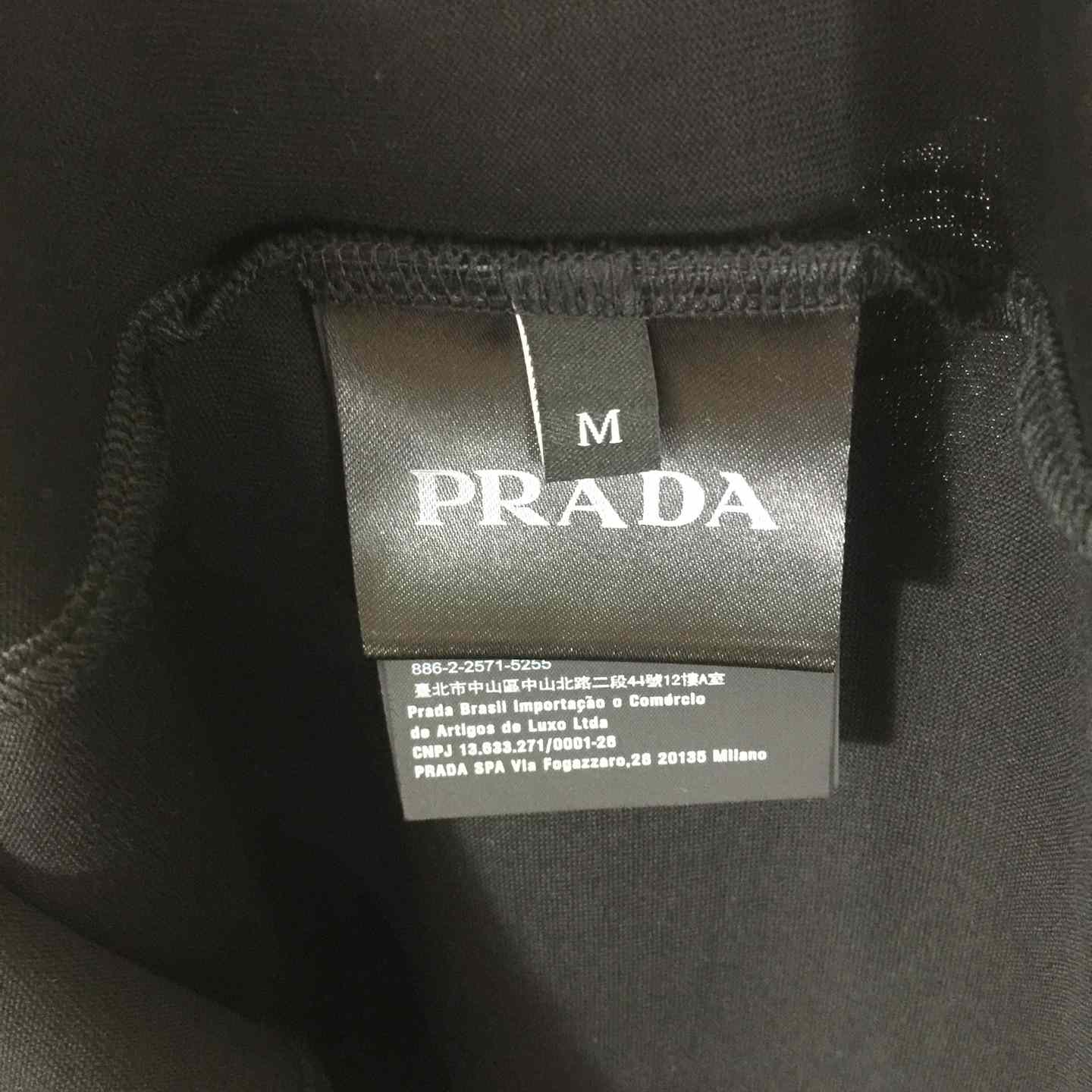 Prada Logo Cotton Tee - EUR FASHION