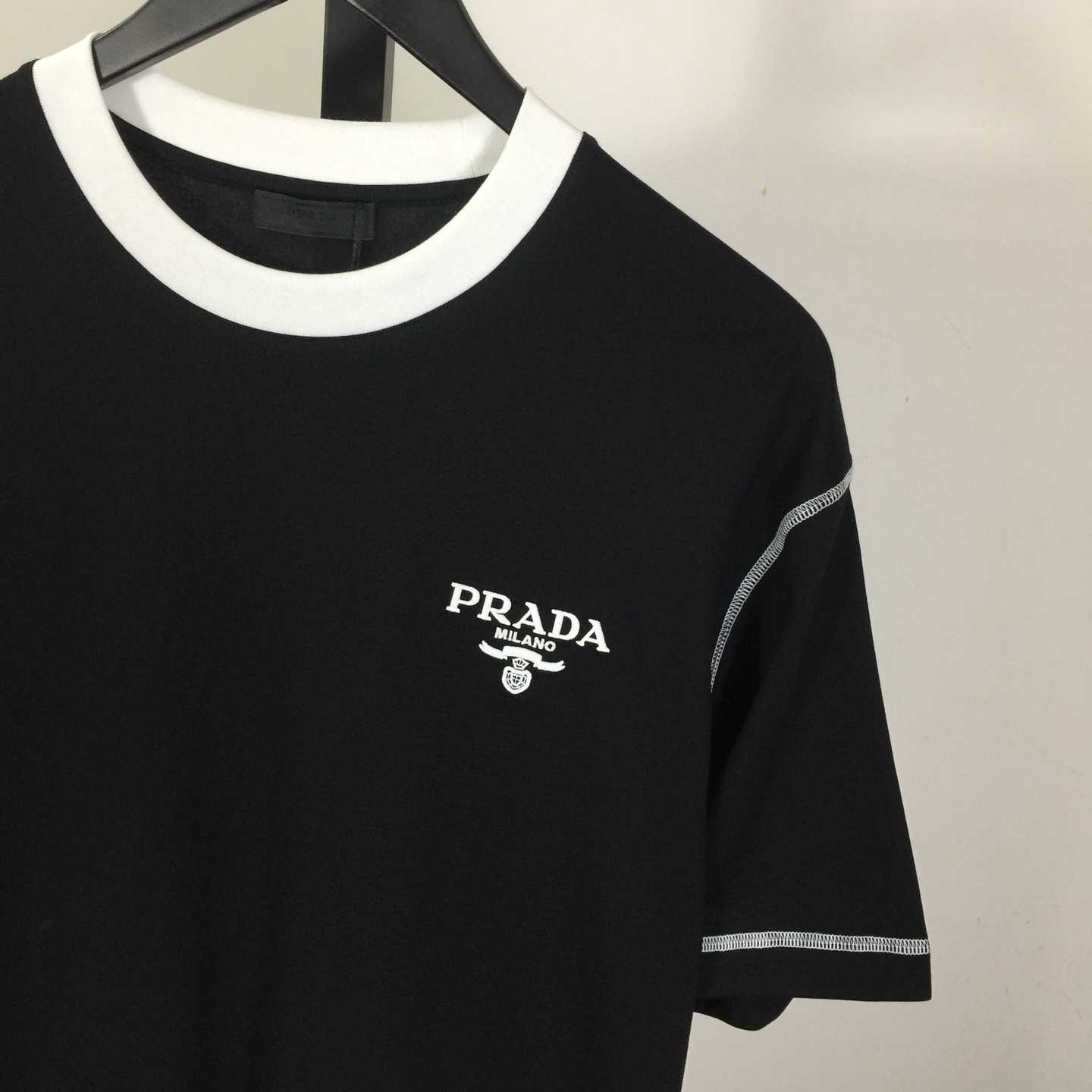 Prada Logo Cotton Tee - EUR FASHION