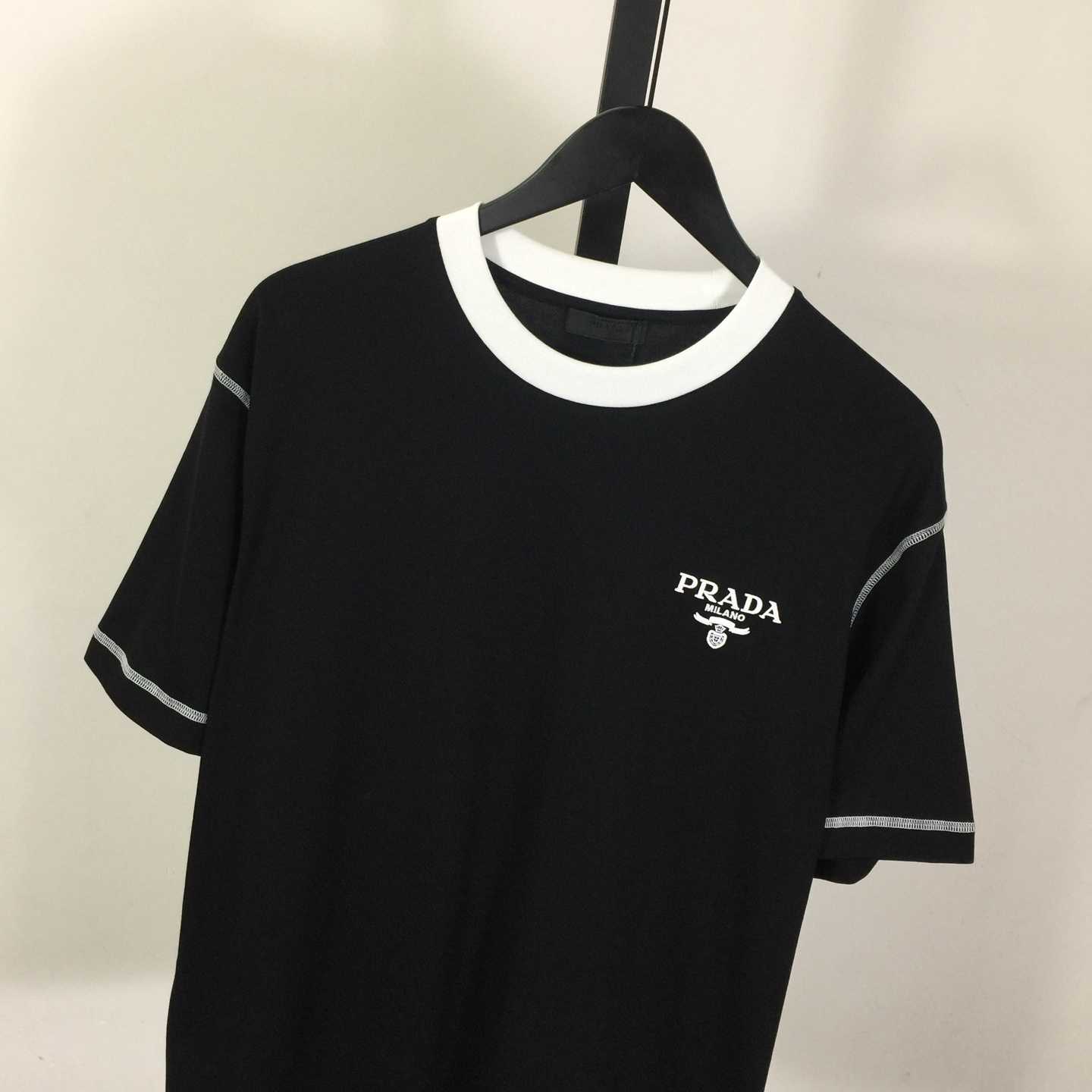 Prada Logo Cotton Tee - EUR FASHION
