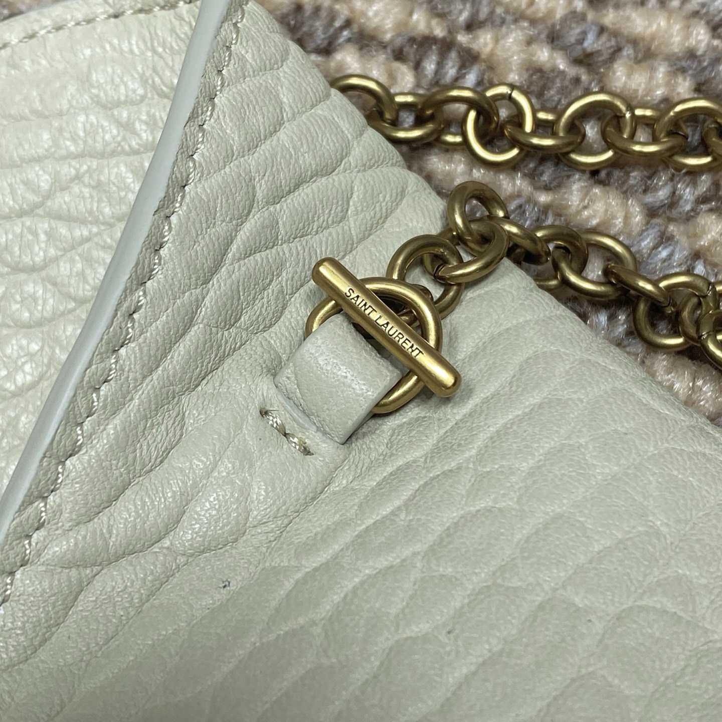 Saint Laurent Cassandre Chain Pouch In Lambskin - EUR FASHION