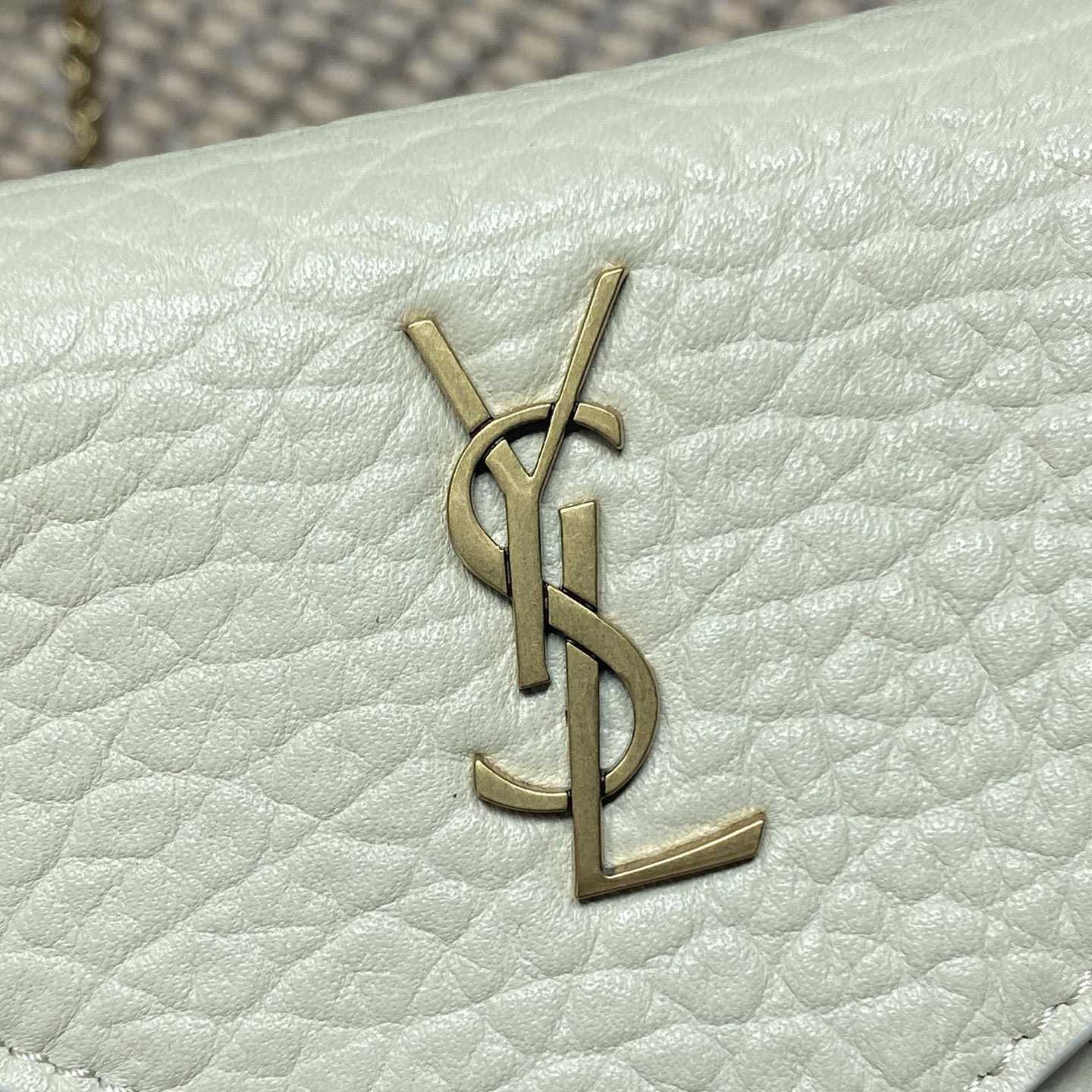 Saint Laurent Cassandre Chain Pouch In Lambskin - EUR FASHION