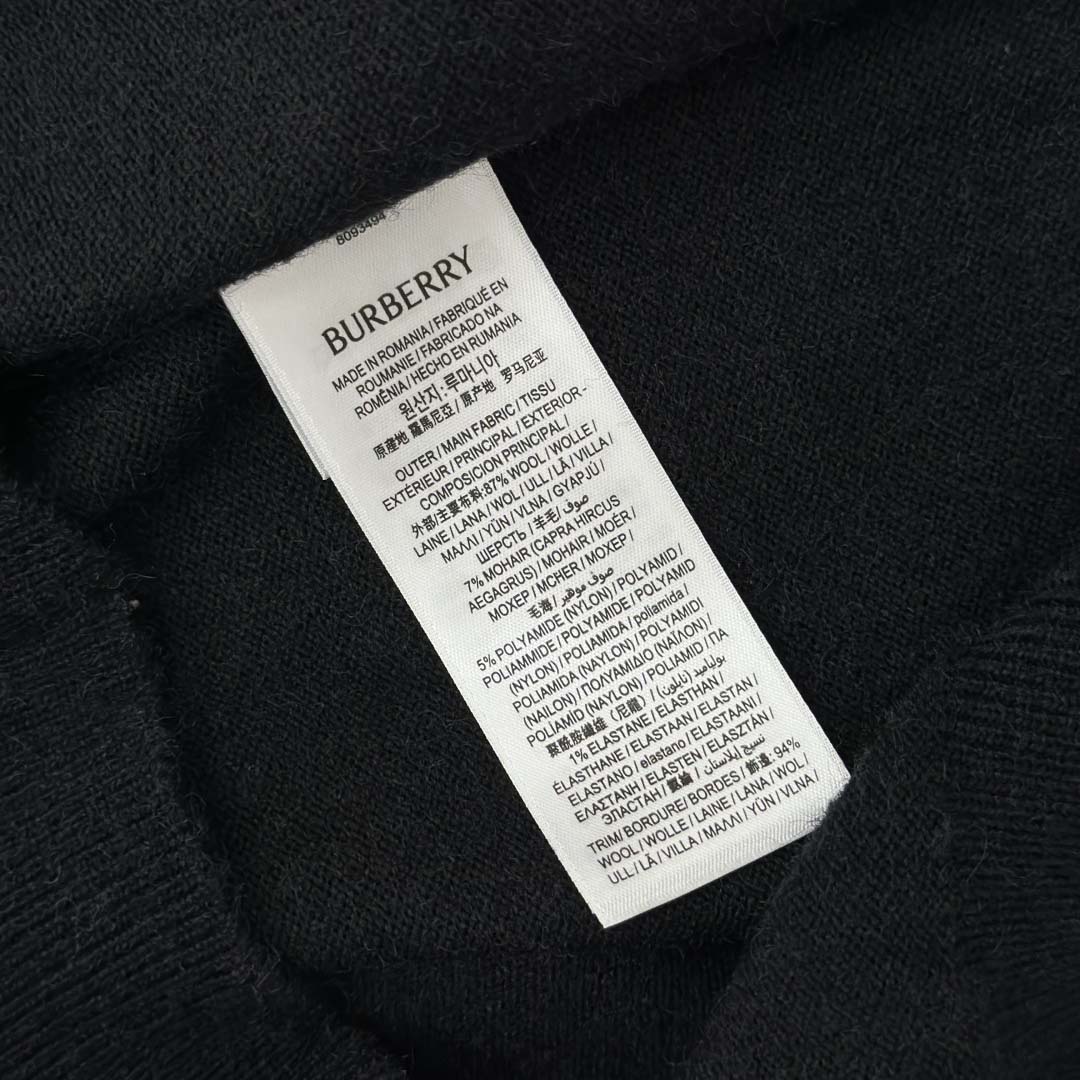 Burberry Long-sleeve Cashmere Blend Polo Shirt - EUR FASHION