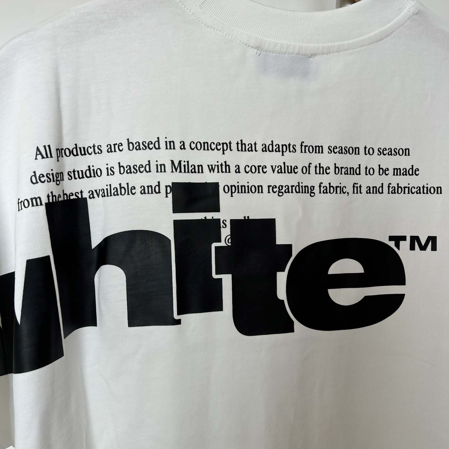 Off-White Shared Logo Cotton T-shirt - EUR FASHION