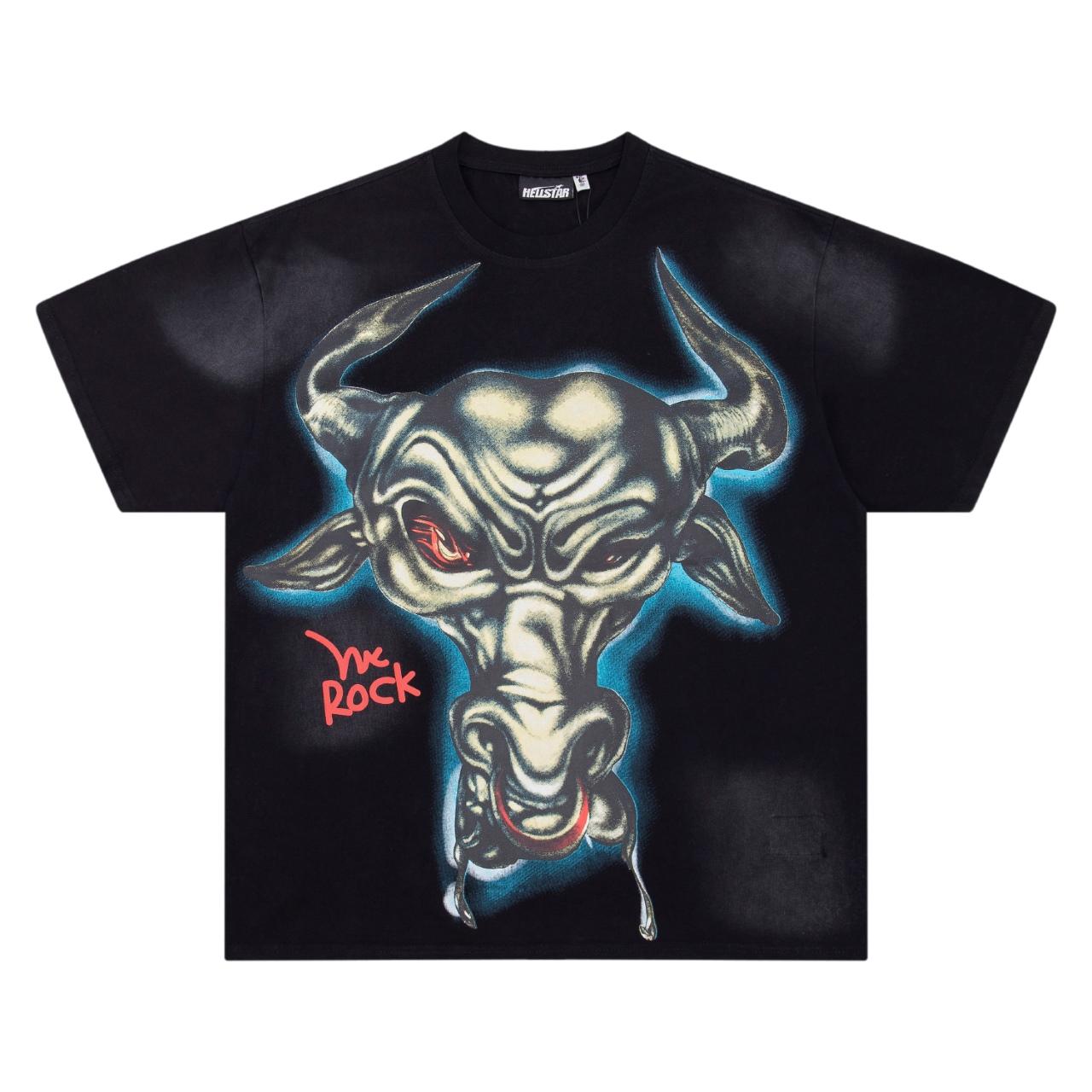 Hellstar x WWE Brahma Bull T-Shirt 'Black' - EUR FASHION
