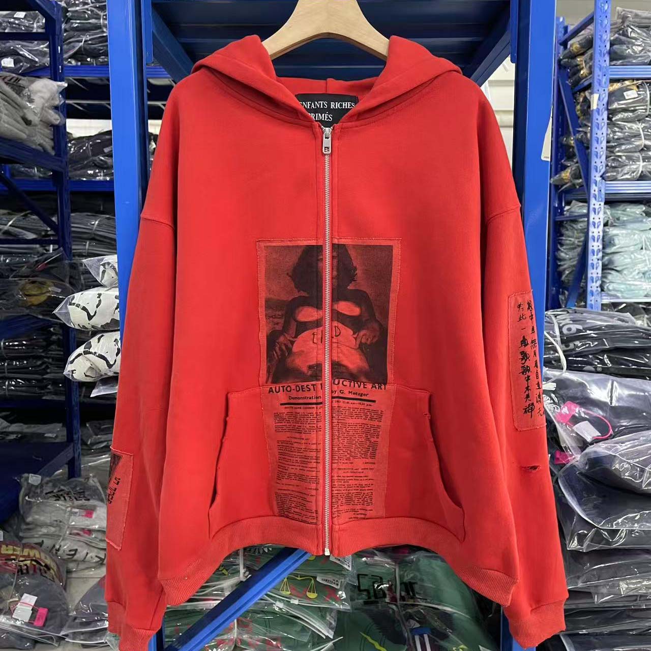 Enfants Riches Déprimes Anti-Process Thermal Lined Hoodie - EUR FASHION