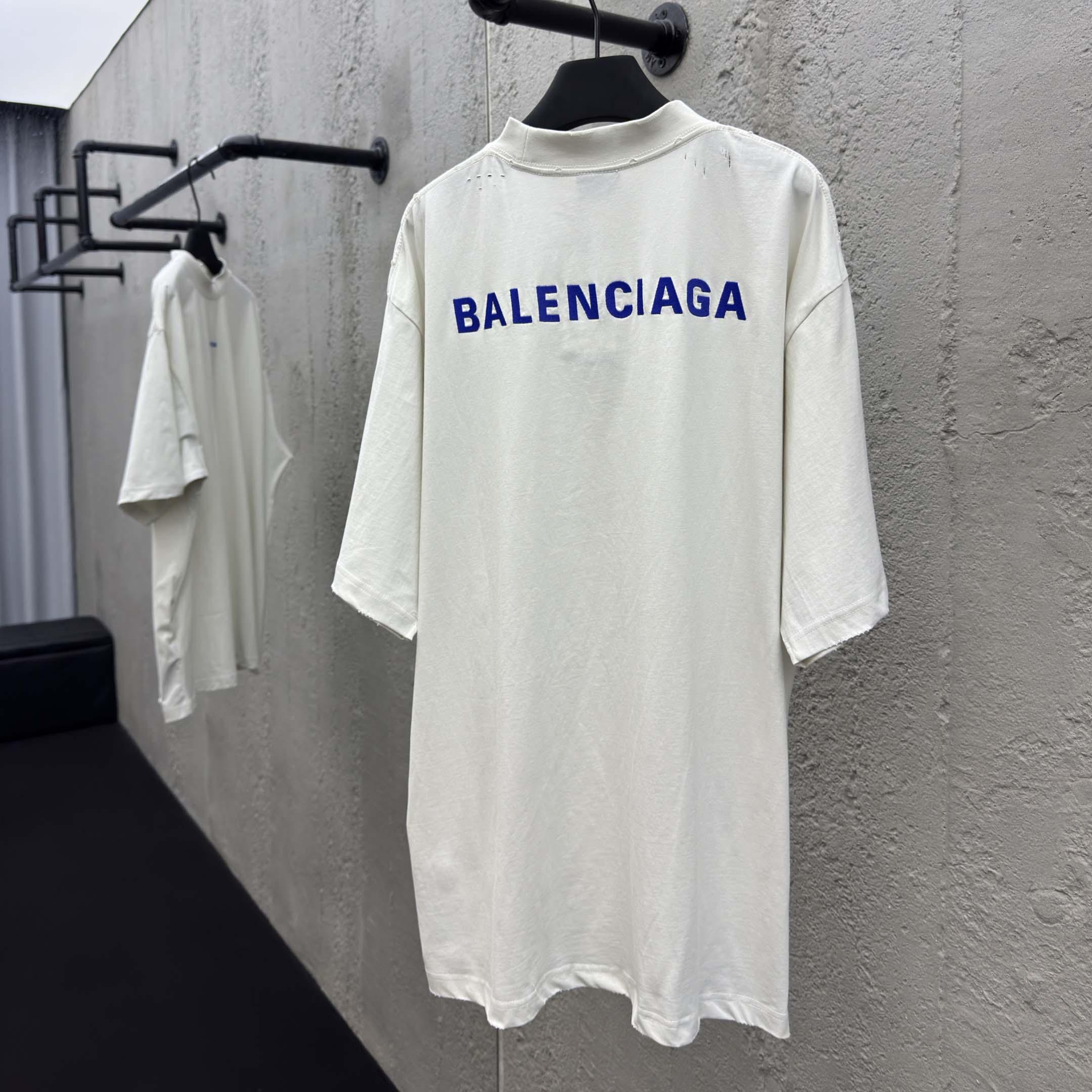 Balenciaga New Balenciaga Back T-Shirt Medium Fit  - EUR FASHION