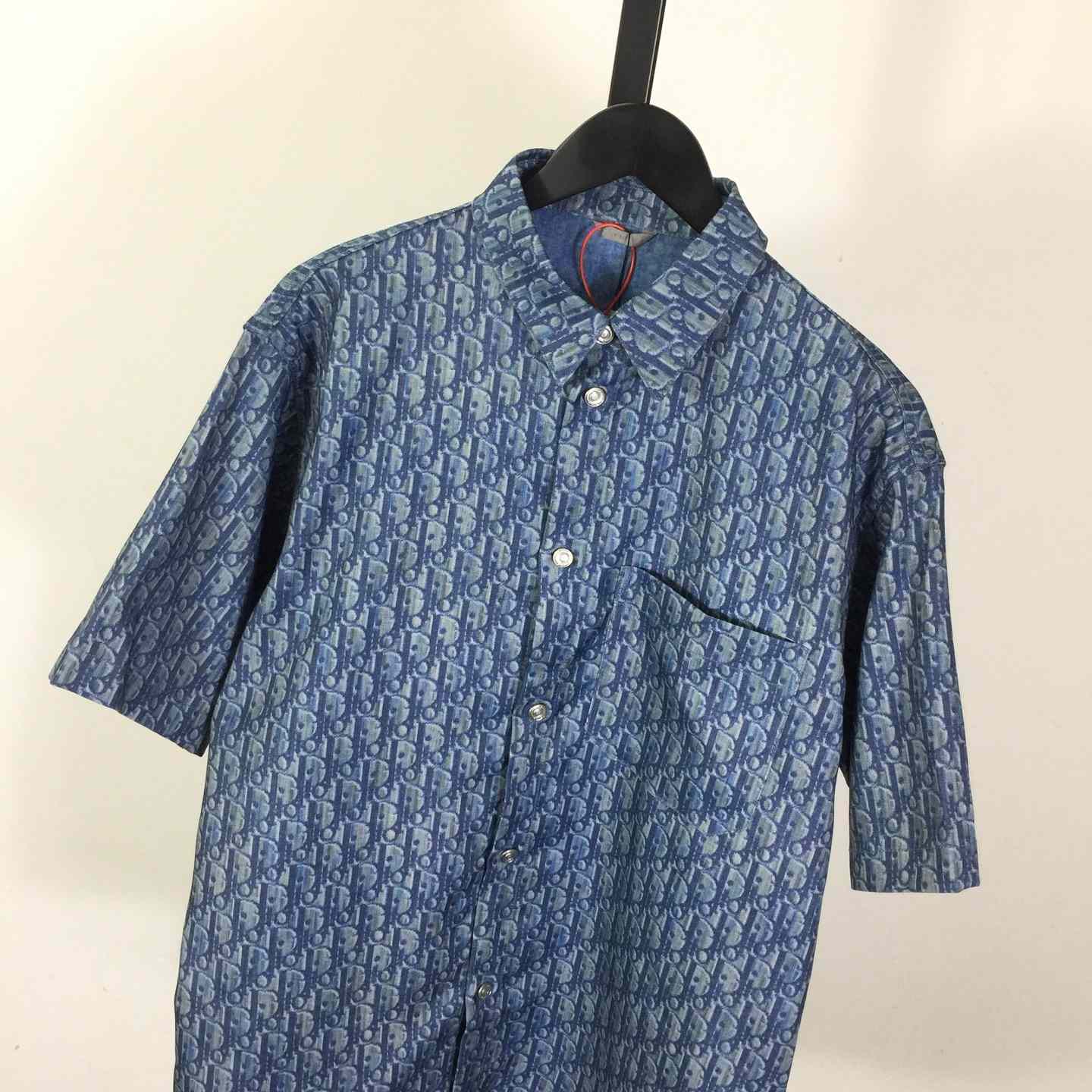 Dior Oblique Short-Sleeved Shirt  - EUR FASHION