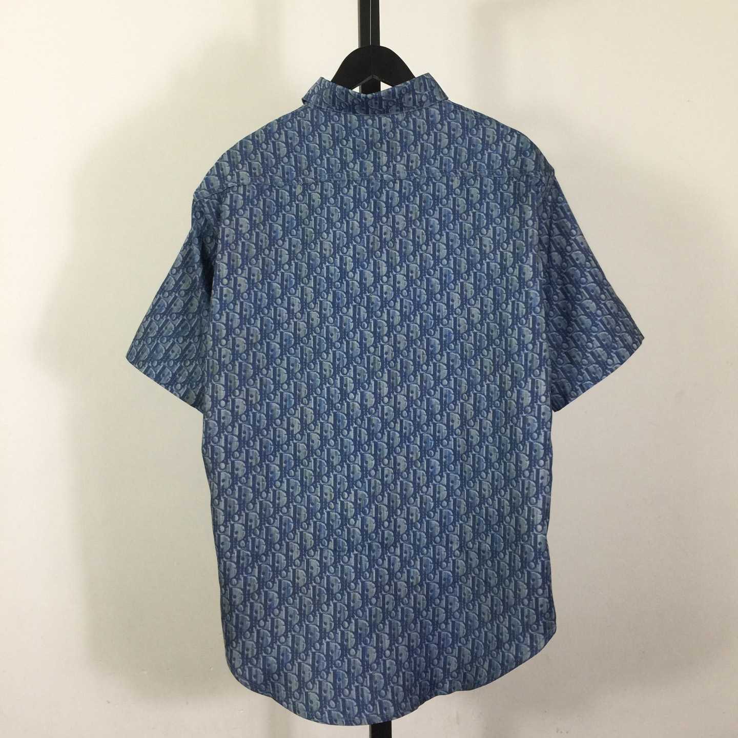 Dior Oblique Short-Sleeved Shirt  - EUR FASHION