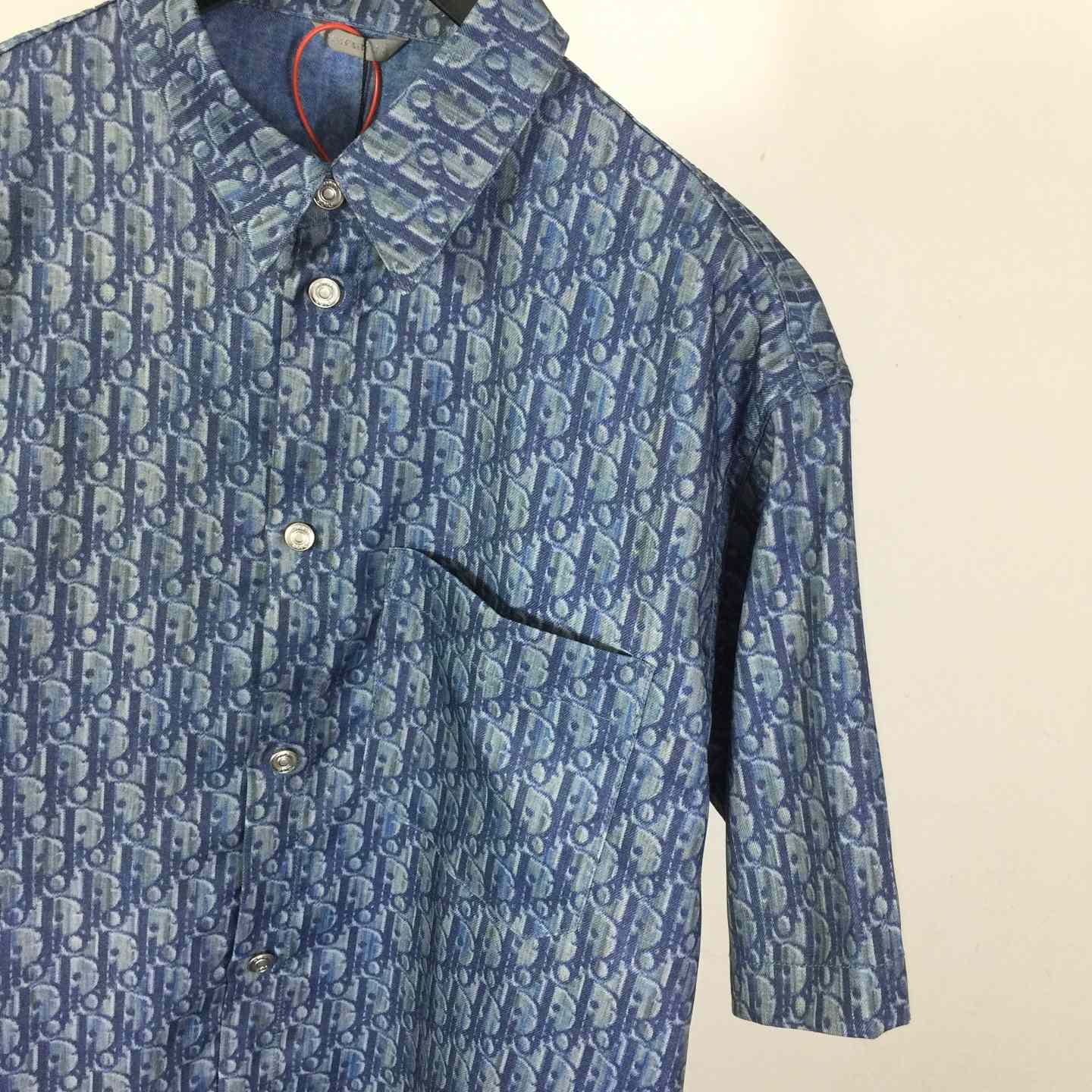 Dior Oblique Short-Sleeved Shirt  - EUR FASHION