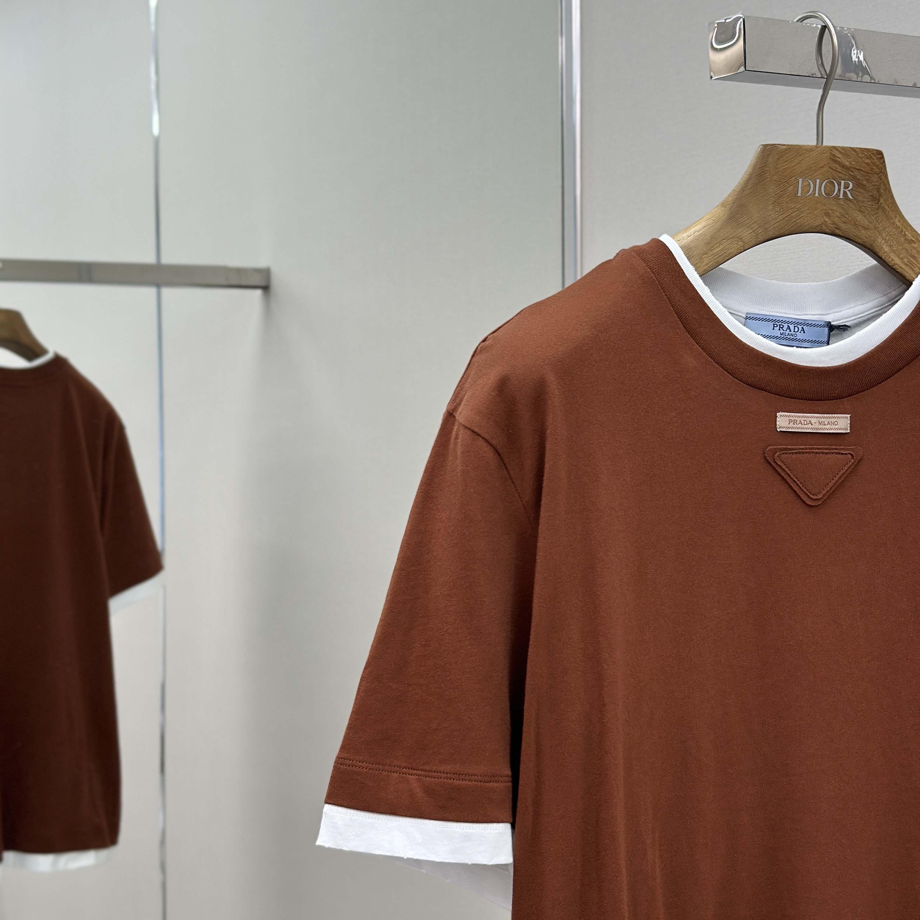 Prada Cotton jersey T-shirt - EUR FASHION