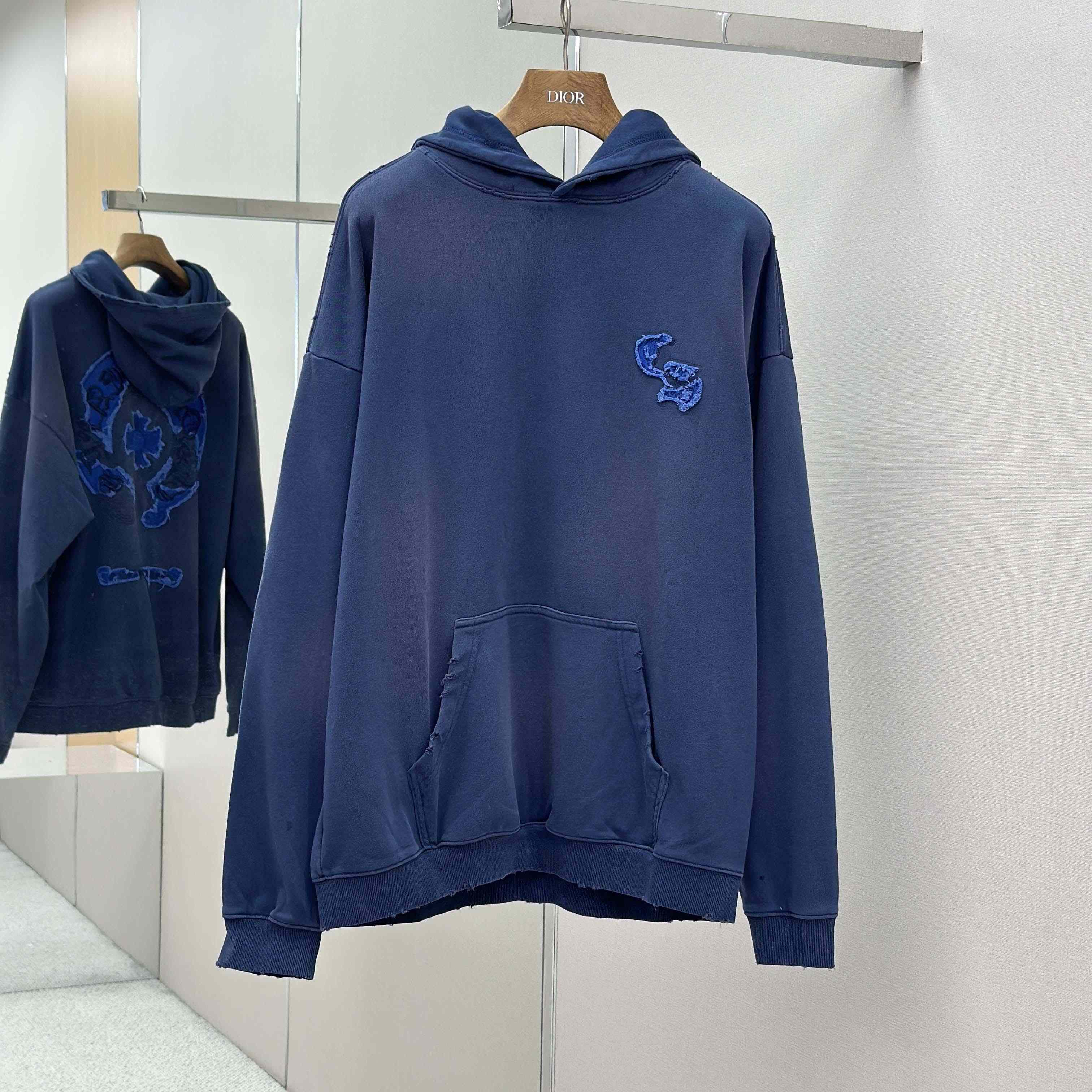 Chrome Hearts Cotton Hoodie - EUR FASHION