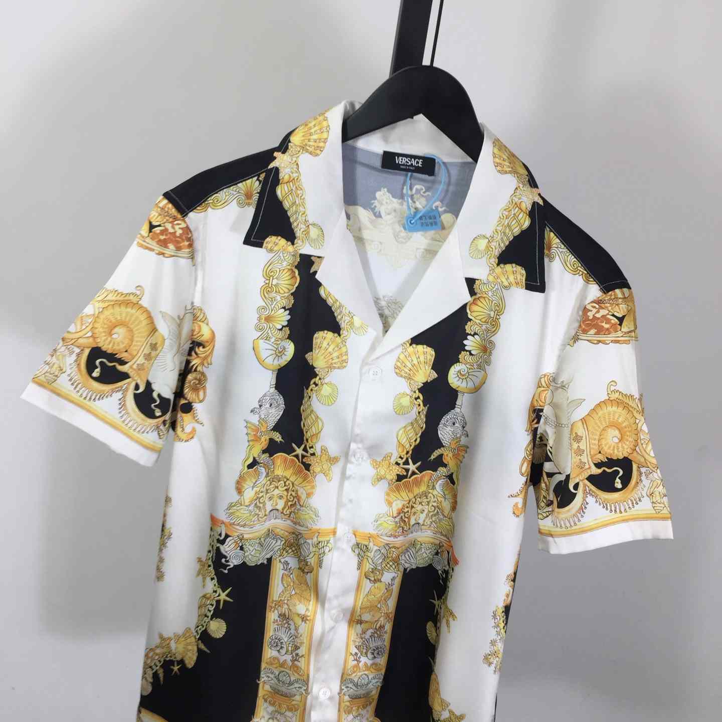 Versace Coral Theatre Silk Shirt - EUR FASHION