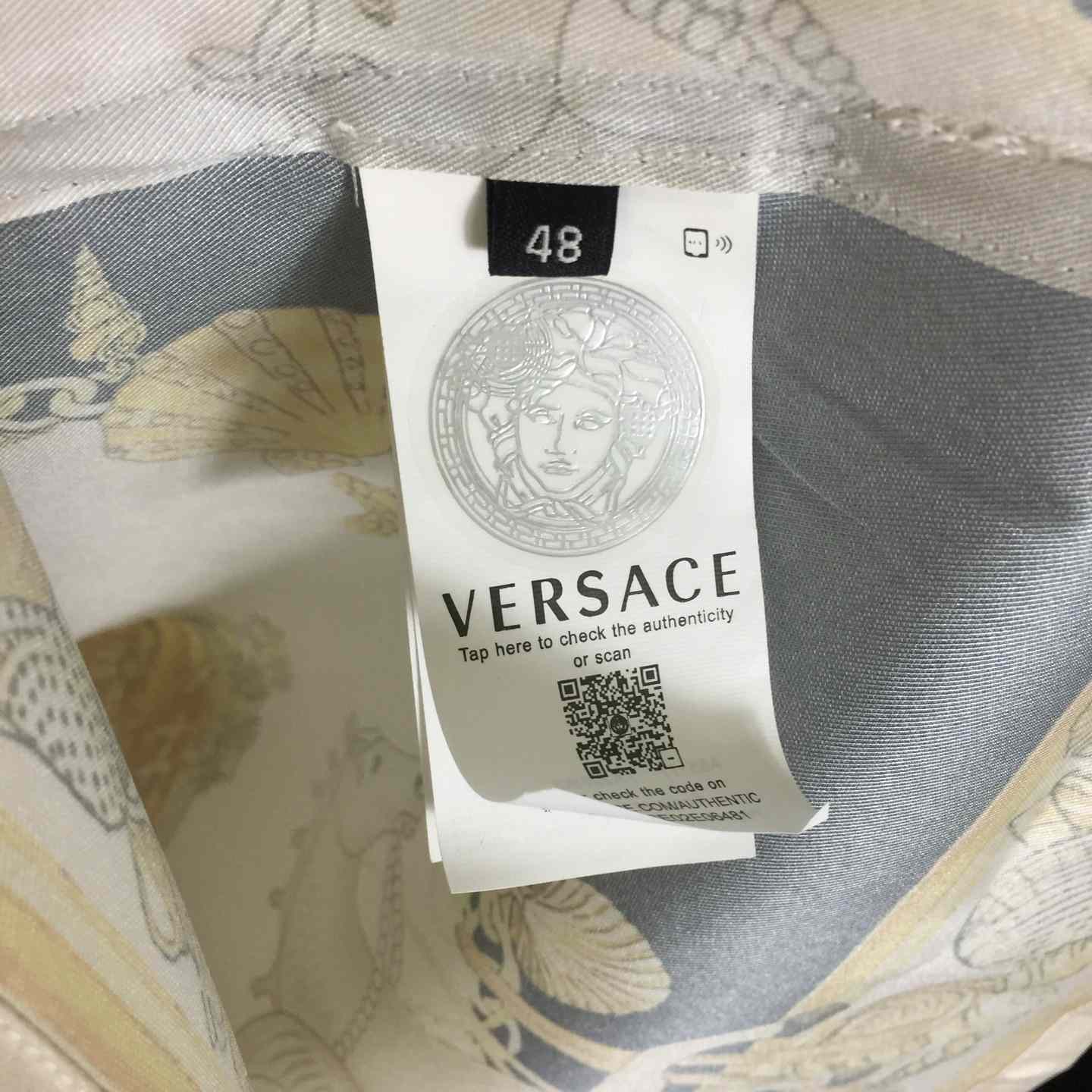 Versace Coral Theatre Silk Shirt - EUR FASHION