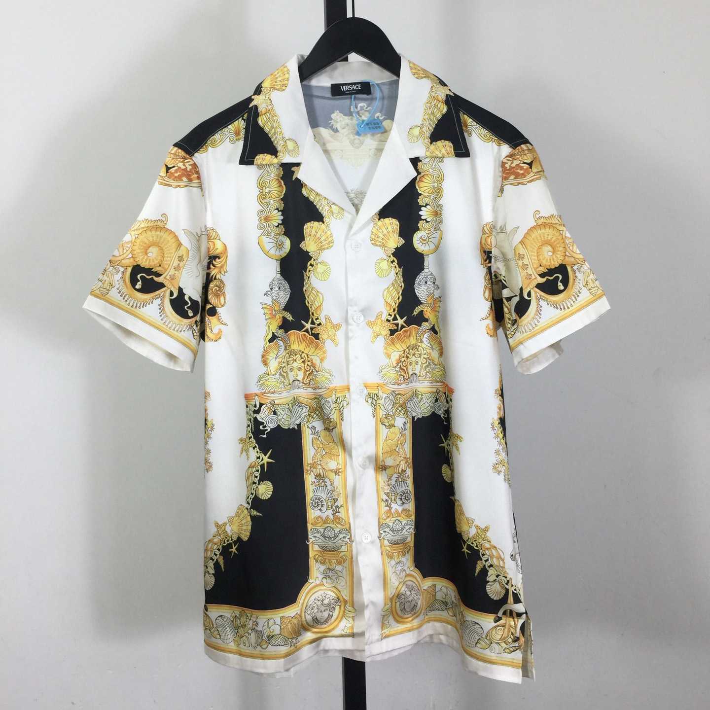 Versace Coral Theatre Silk Shirt - EUR FASHION
