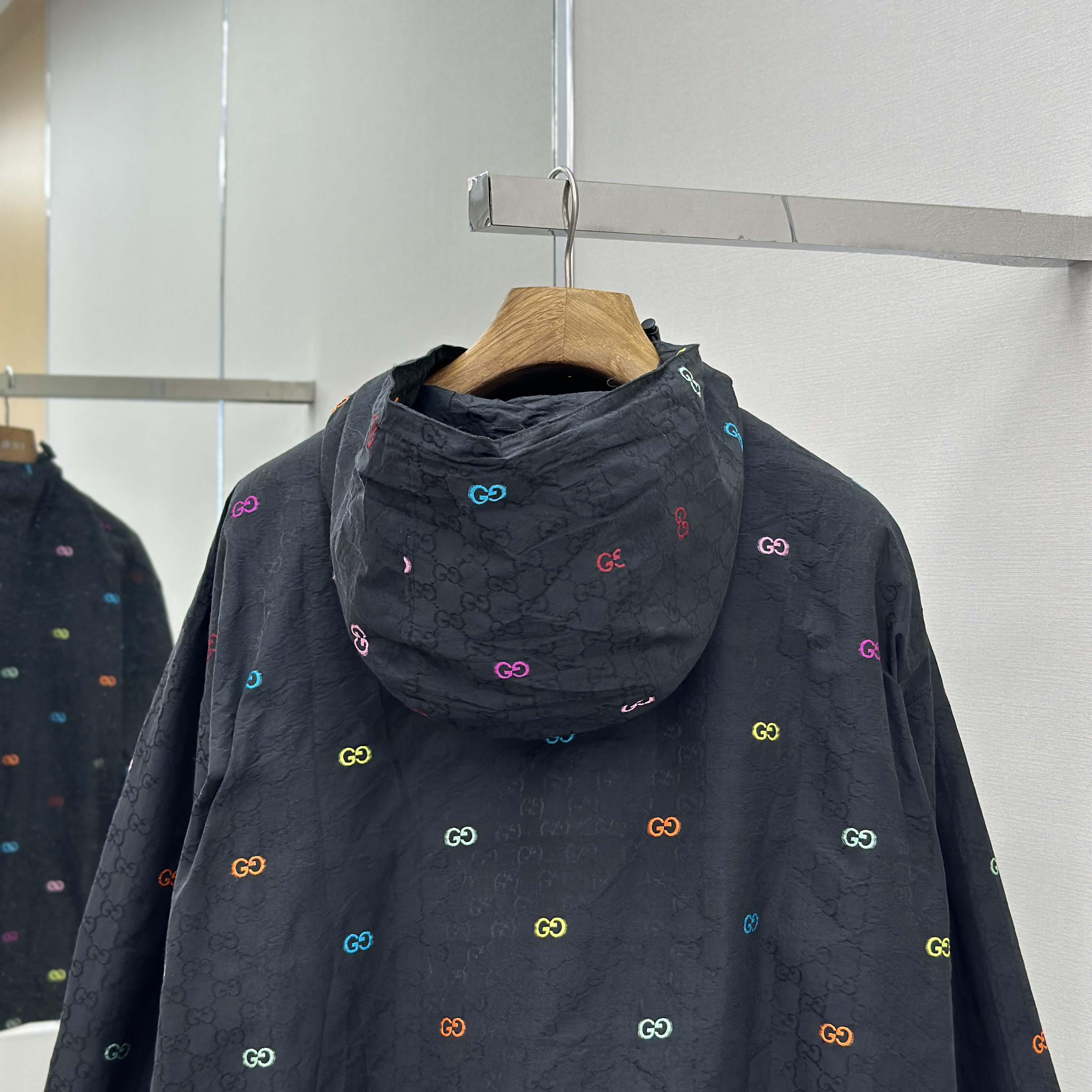 Gucci GG Cotton Ripstop Zip Jacket  - EUR FASHION