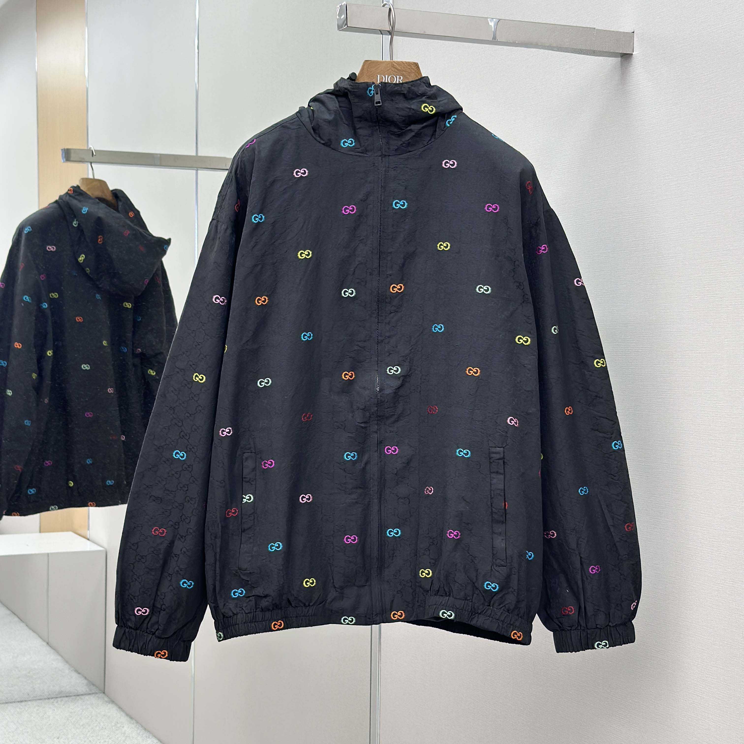 Gucci GG Cotton Ripstop Zip Jacket  - EUR FASHION