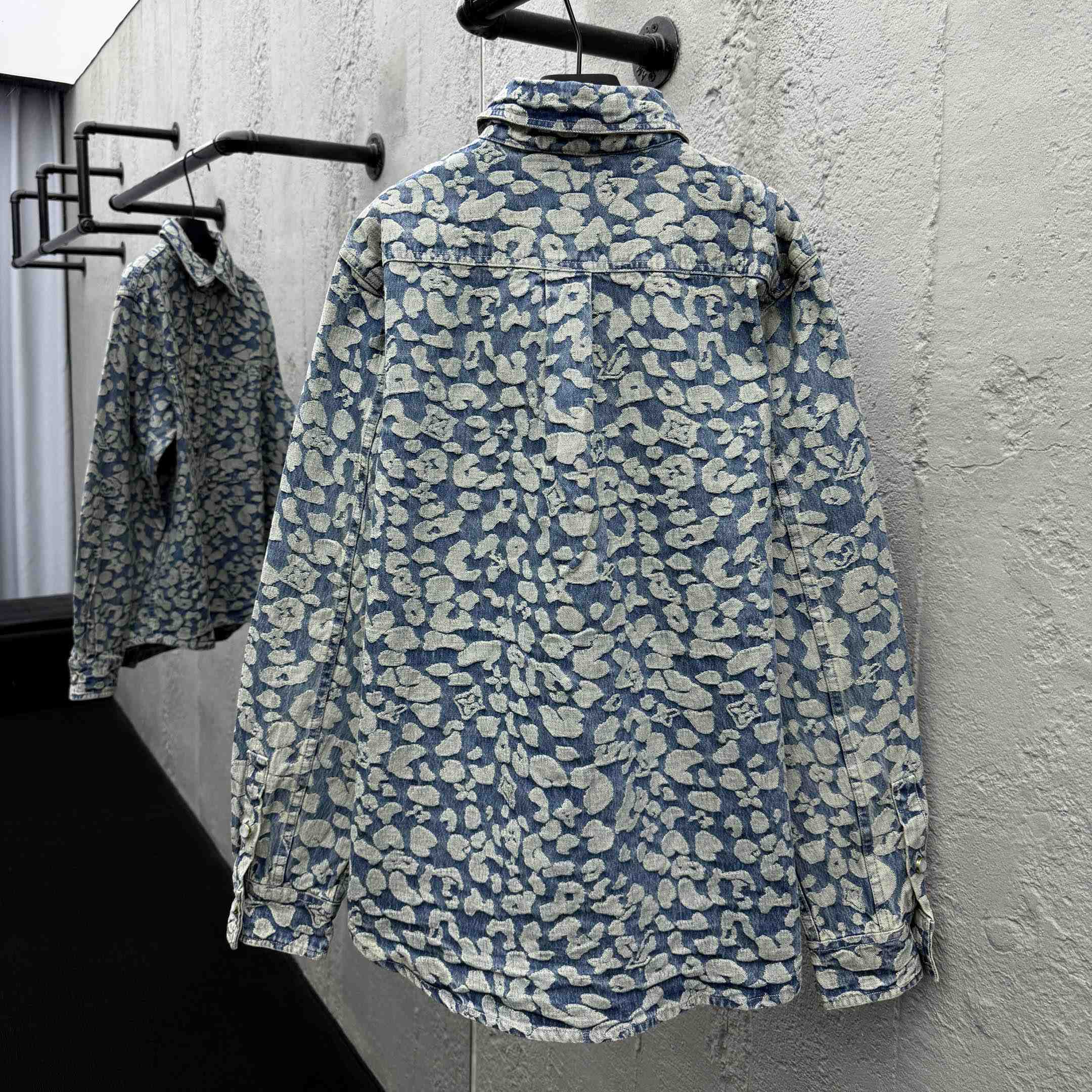 Louis Vuitton Jacquard Workwear Denim Shirts - EUR FASHION