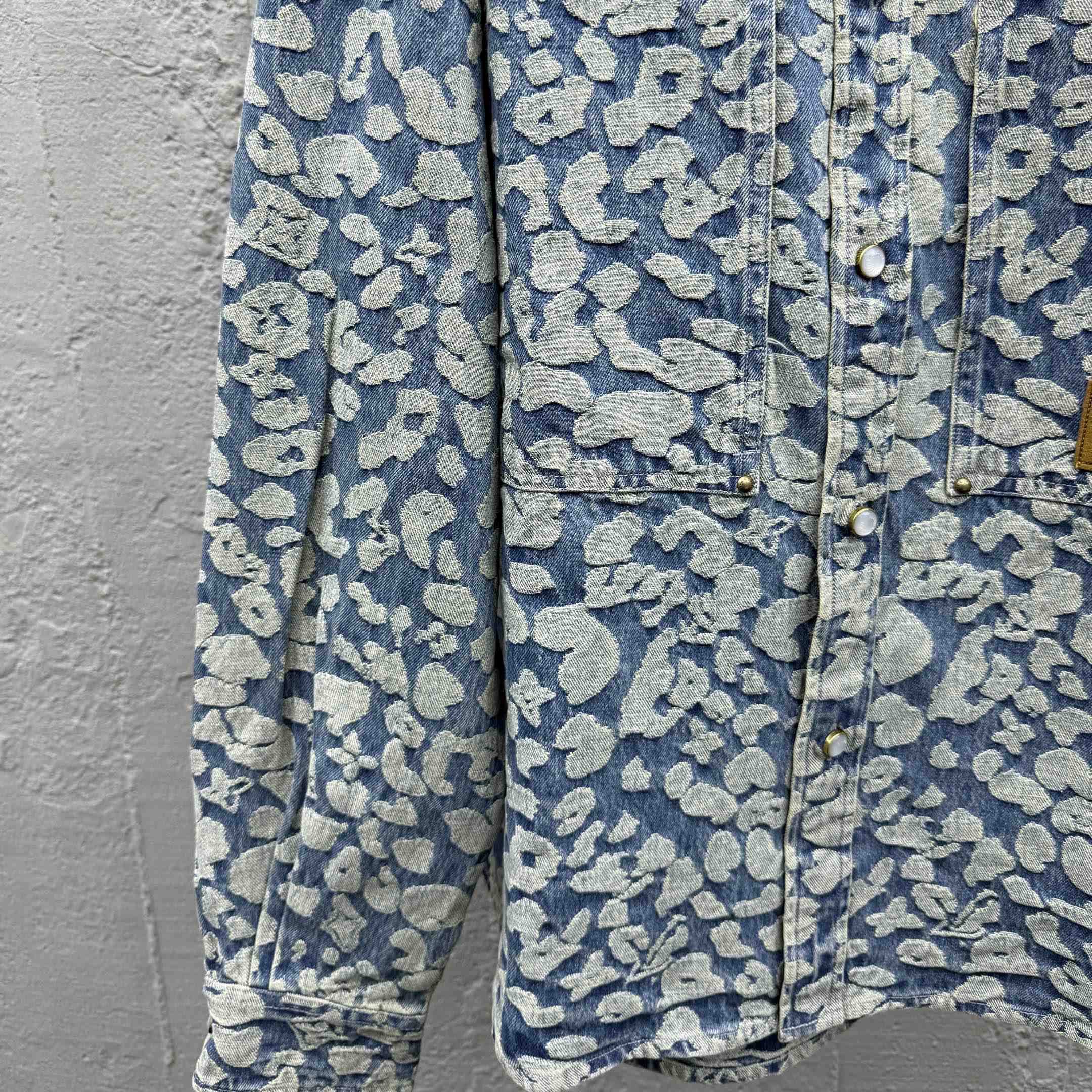 Louis Vuitton Jacquard Workwear Denim Shirts - EUR FASHION