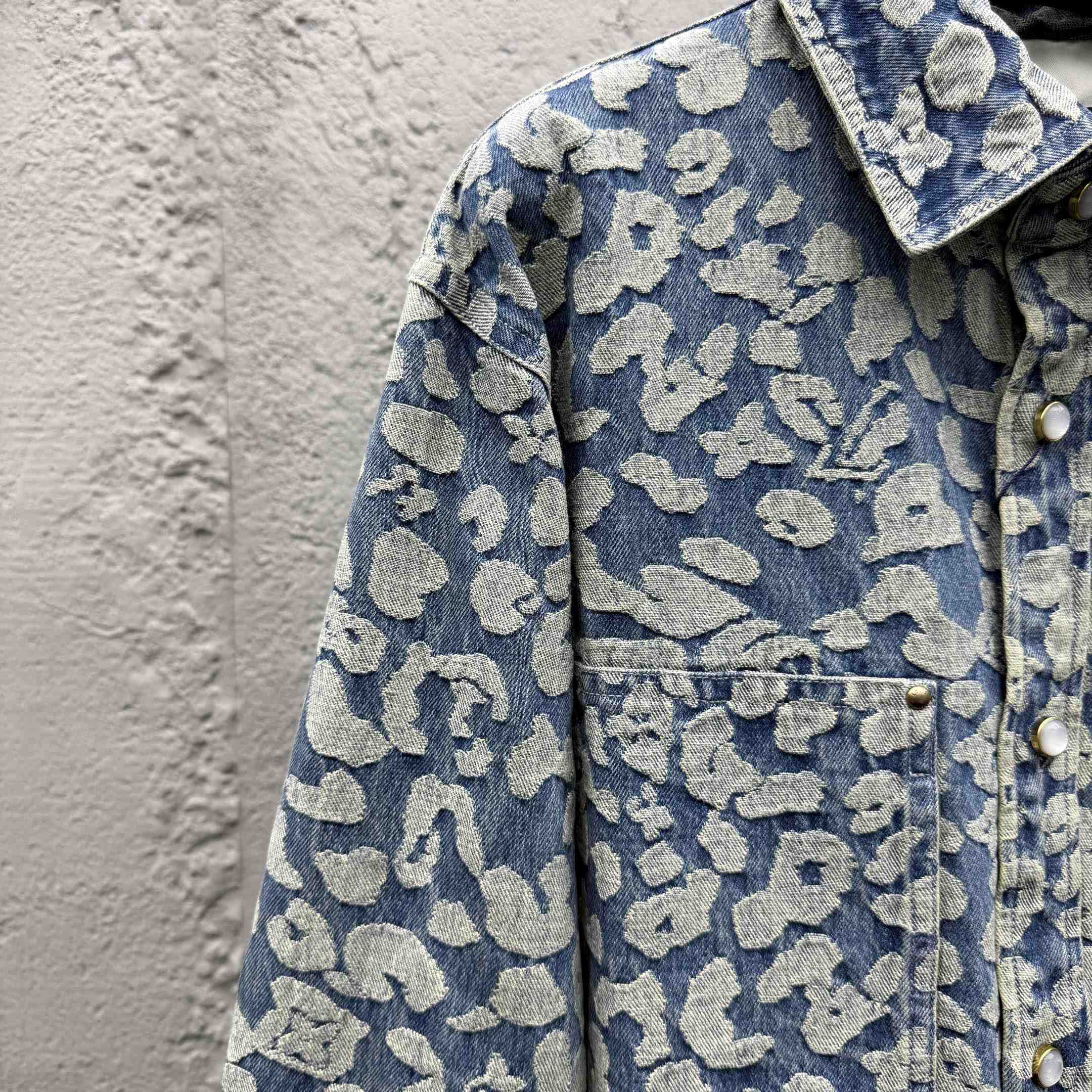 Louis Vuitton Jacquard Workwear Denim Shirts - EUR FASHION
