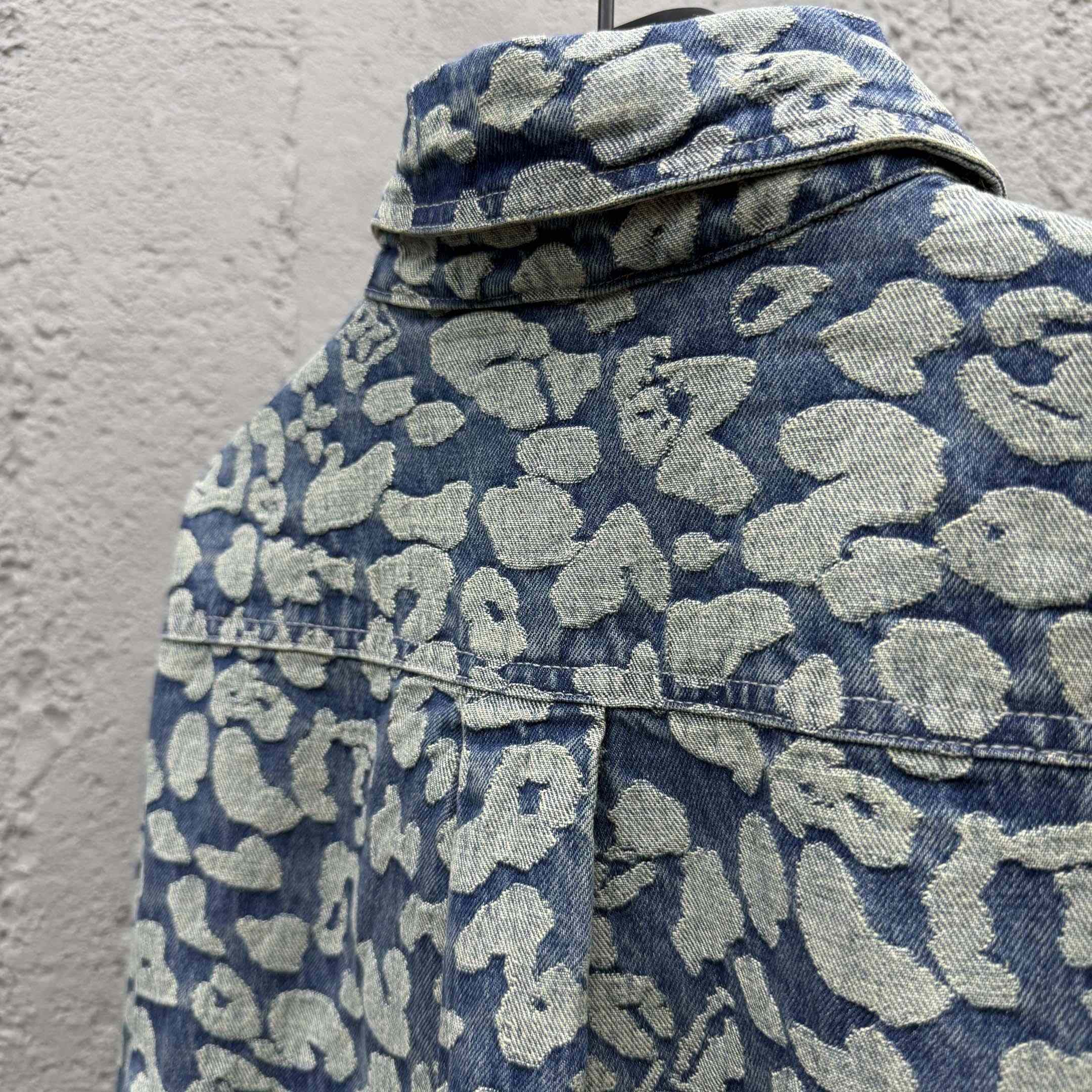 Louis Vuitton Jacquard Workwear Denim Shirts - EUR FASHION