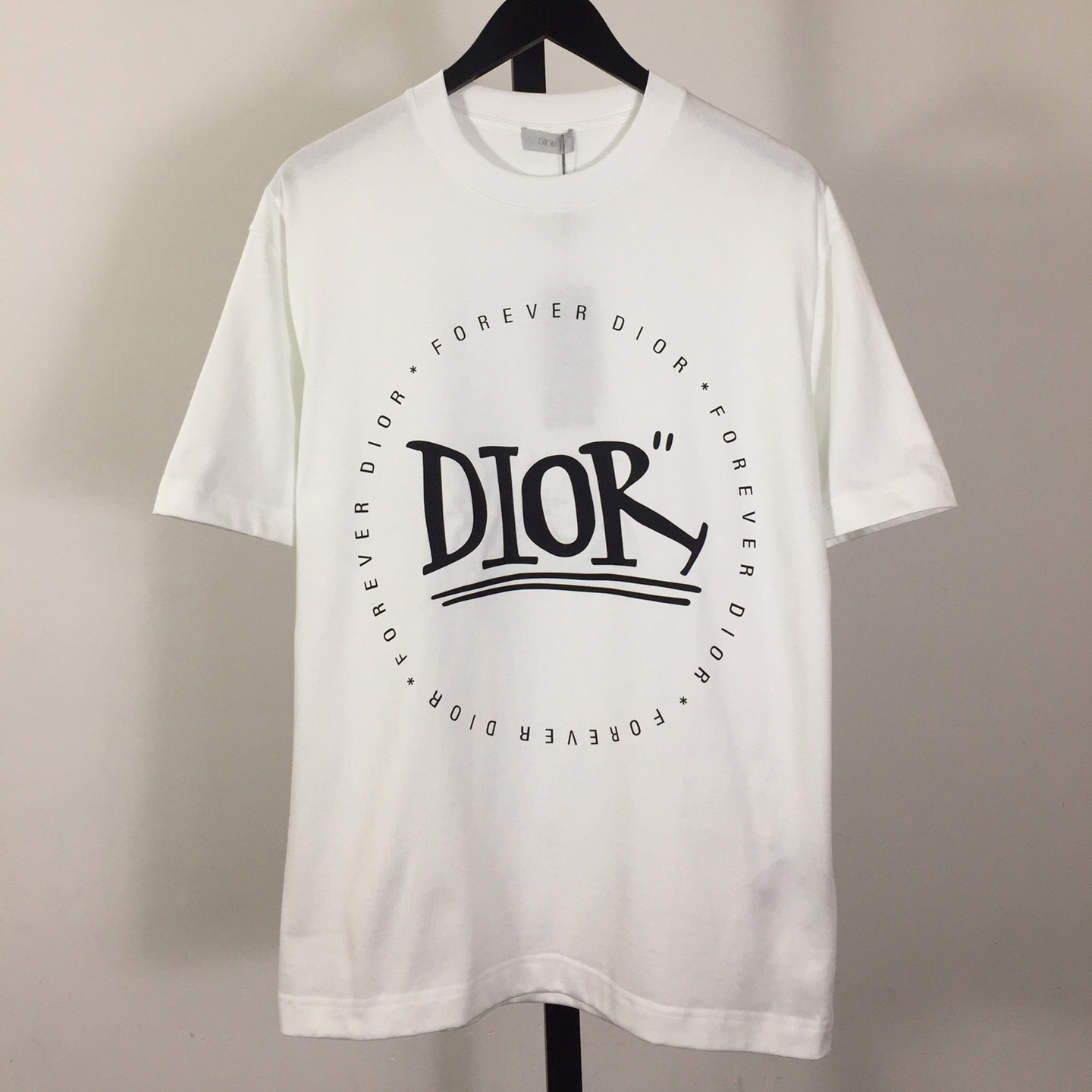 Dior Logo Cotton T-Shirt  - EUR FASHION