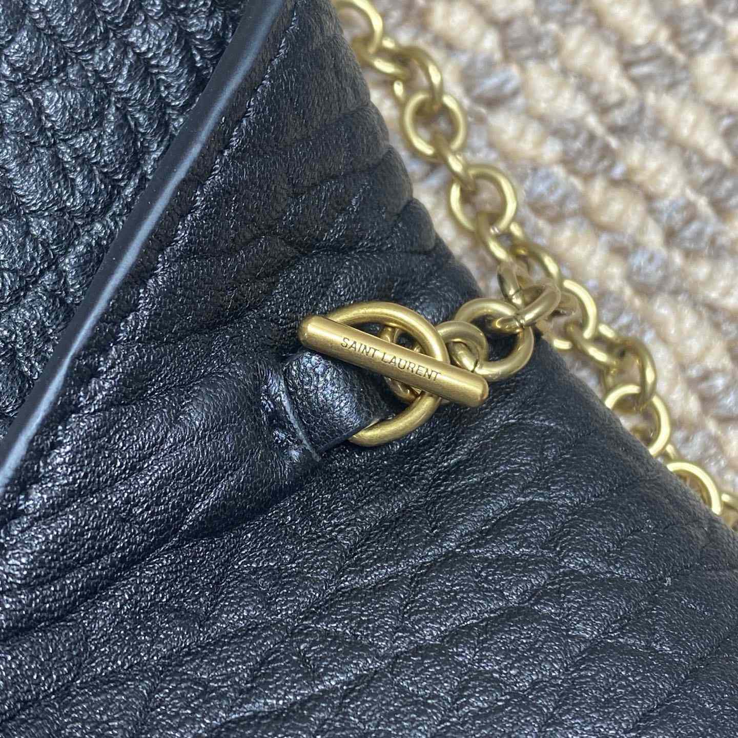 Saint Laurent Cassandre Chain Pouch In Lambskin - EUR FASHION