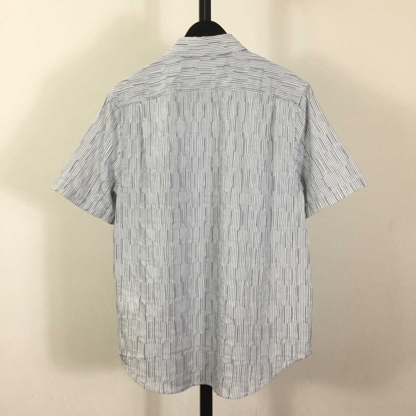 Loewe Striped Short-Sleeve Shirt 'Blue/White' - EUR FASHION