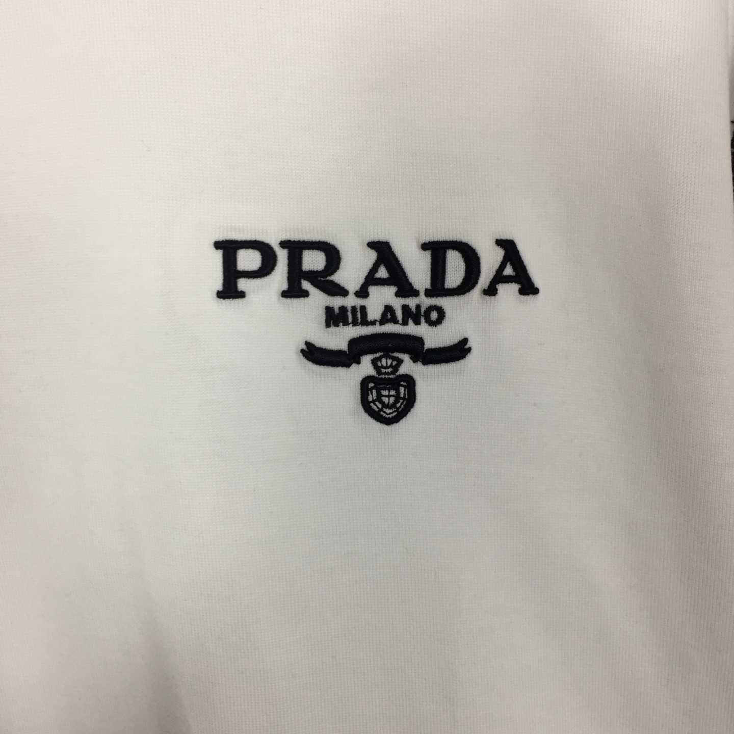 Prada Logo Cotton Tee - EUR FASHION