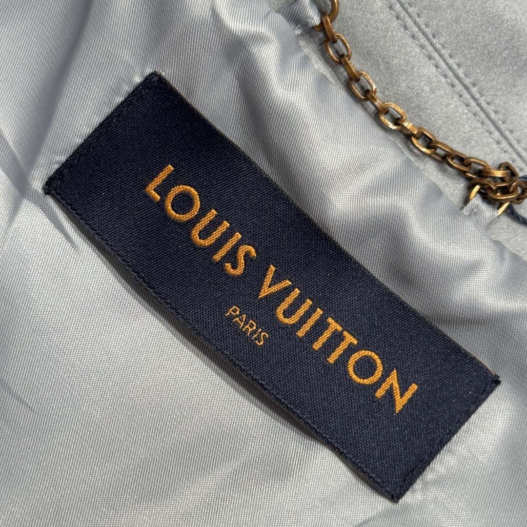 Louis Vuitton Suede Leather Type II Trucker Jacket   1AHVLO - EUR FASHION
