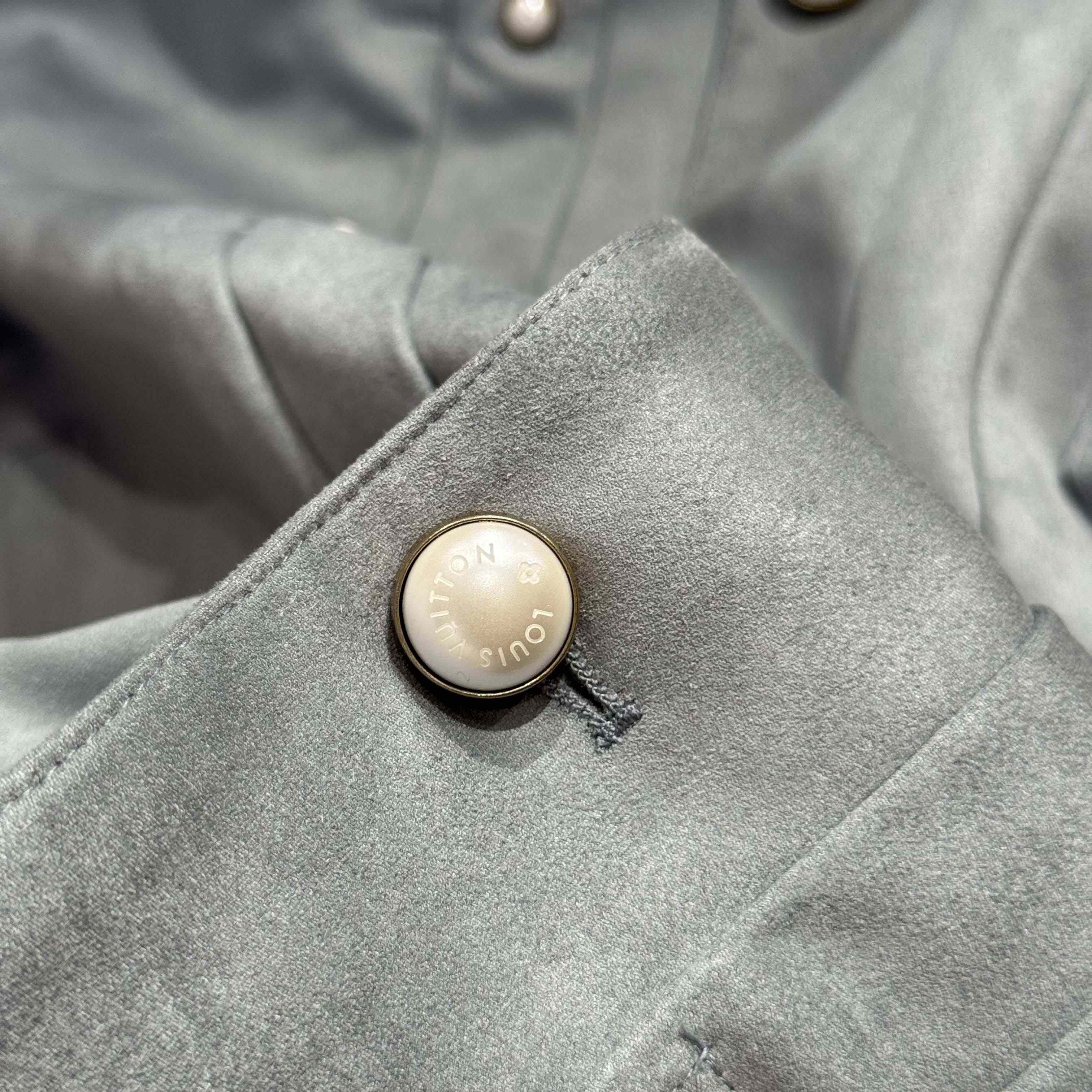 Louis Vuitton Suede Leather Type II Trucker Jacket   1AHVLO - EUR FASHION