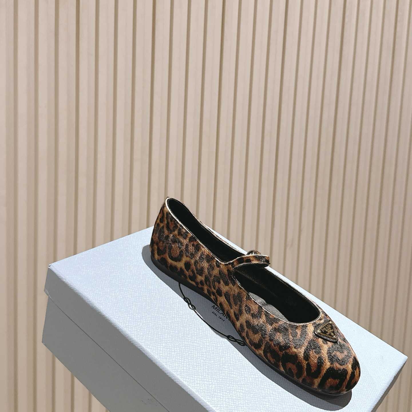 Prada leopard-print Ballerina Shoes - EUR FASHION