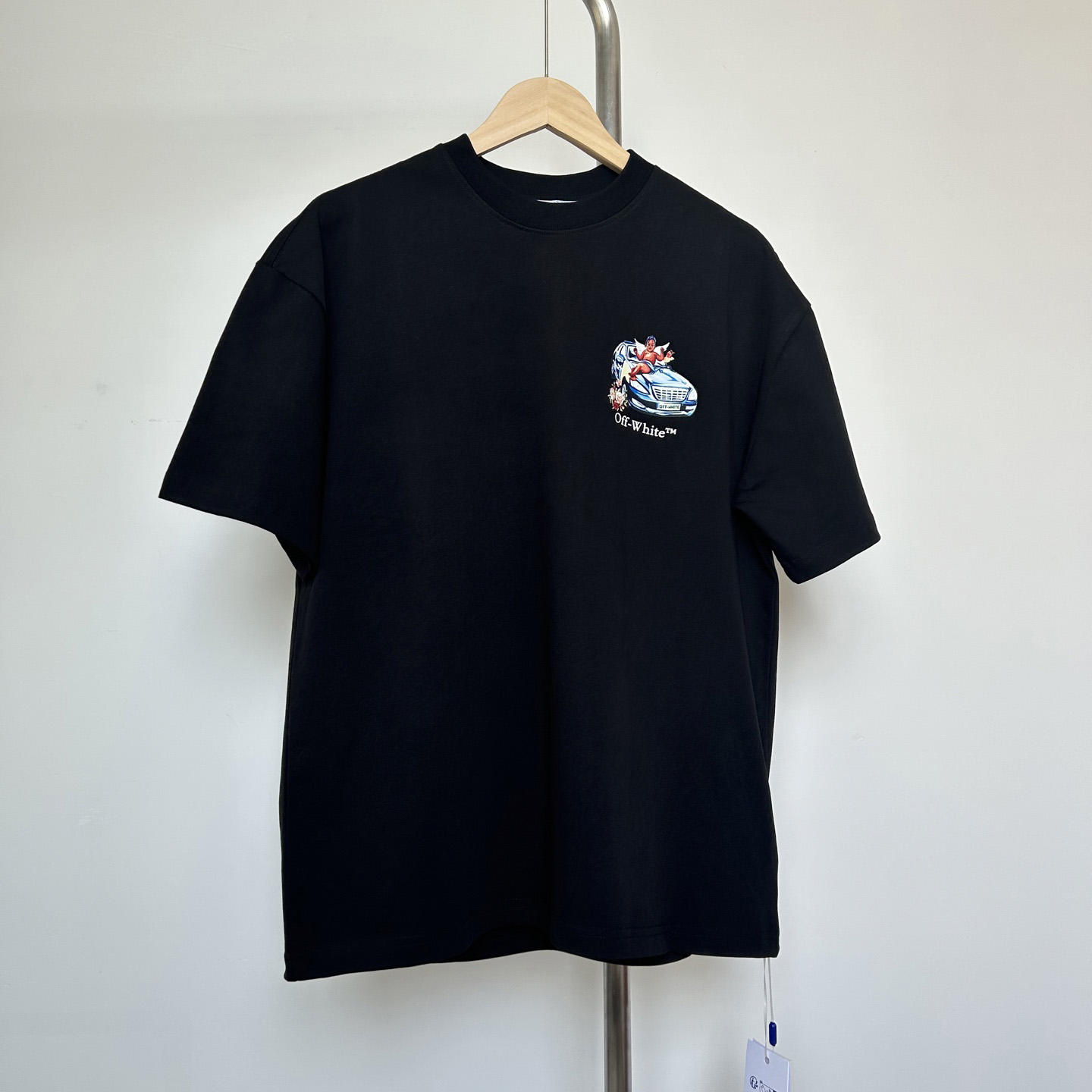 Off-White Black Fresco Arrow T-Shirt    - EUR FASHION