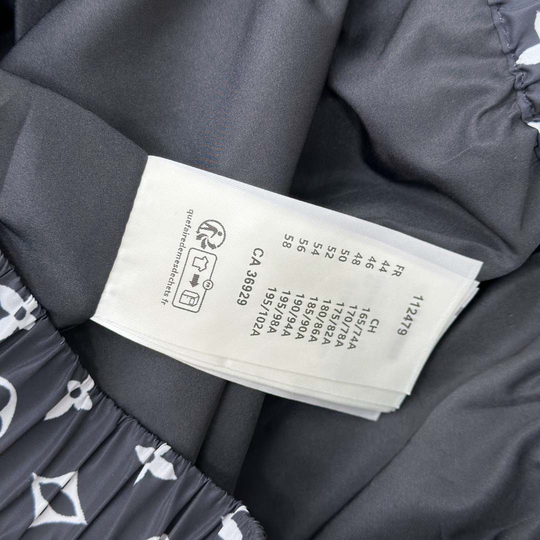 Louis Vuitton Monogram Printed Nylon Tracksuit Top   1AILQ5 - EUR FASHION