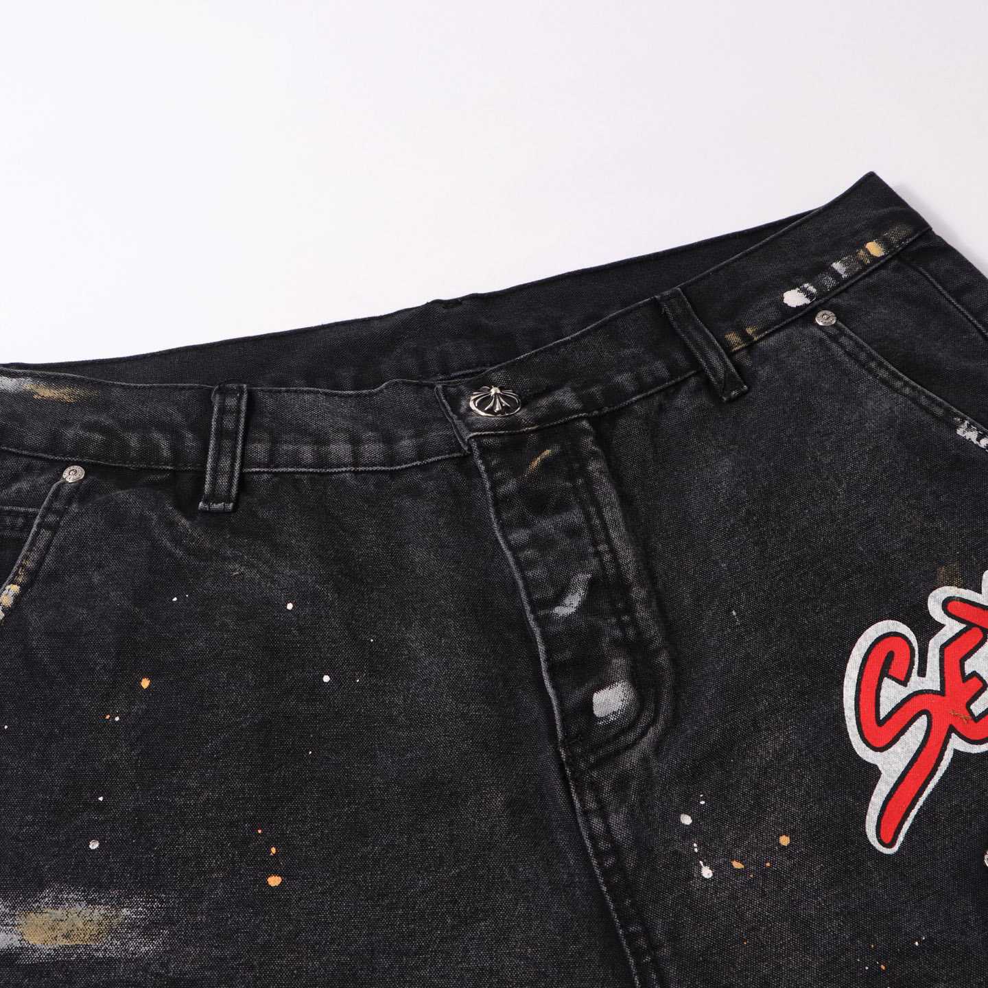 Chrome Hearts Denim Shorts - EUR FASHION
