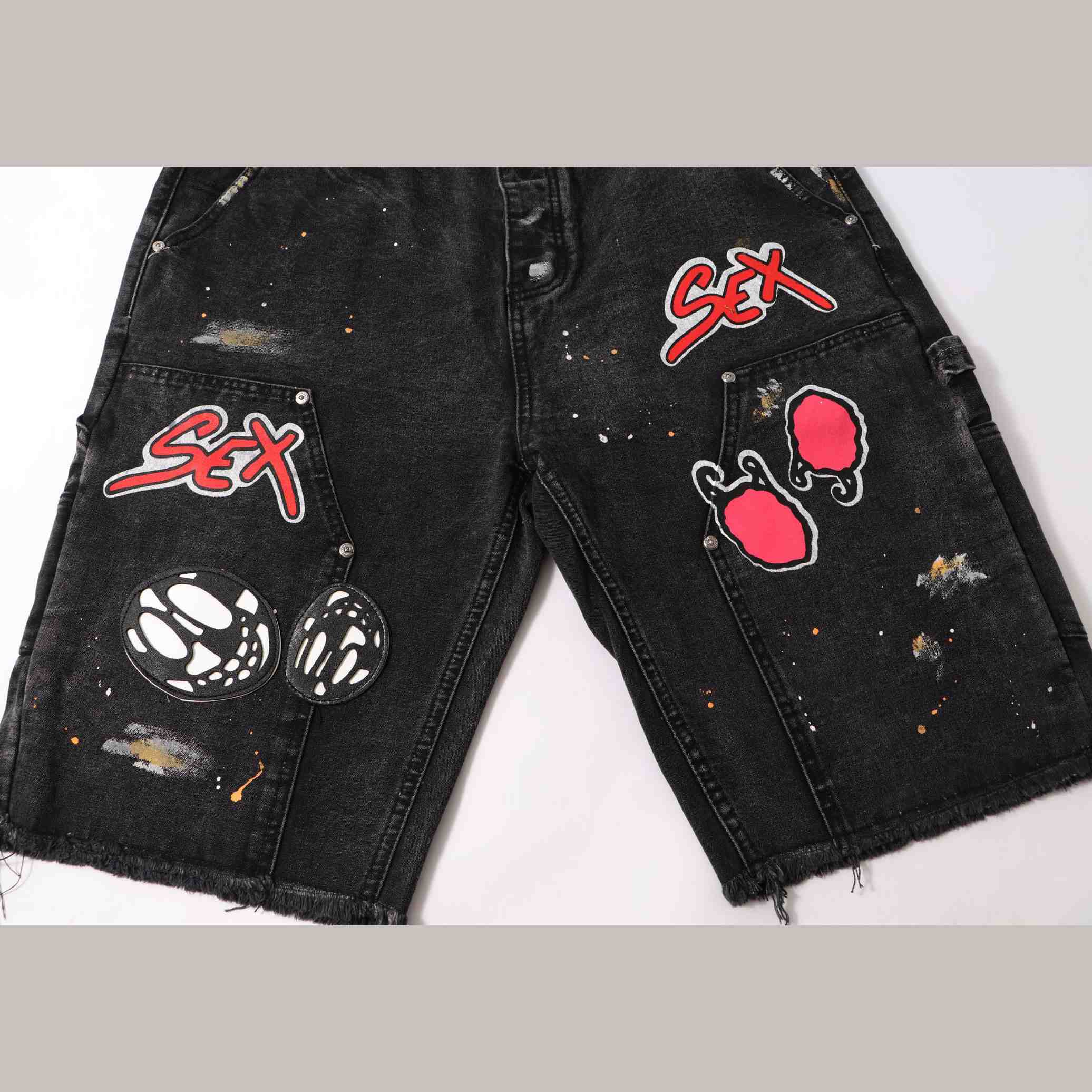 Chrome Hearts Denim Shorts - EUR FASHION