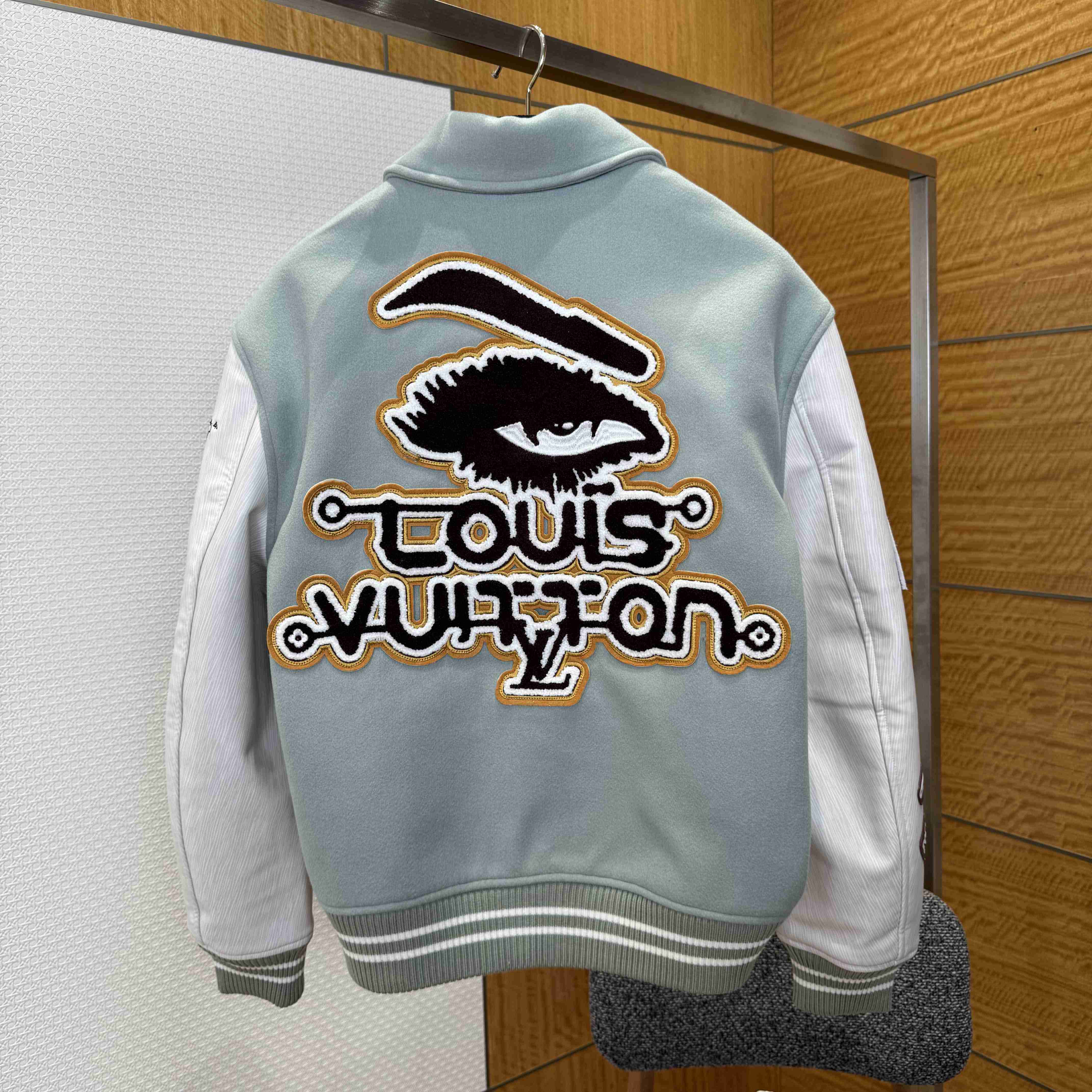 Louis Vuitton Varsity Leather Blouson   1ABY6D - EUR FASHION