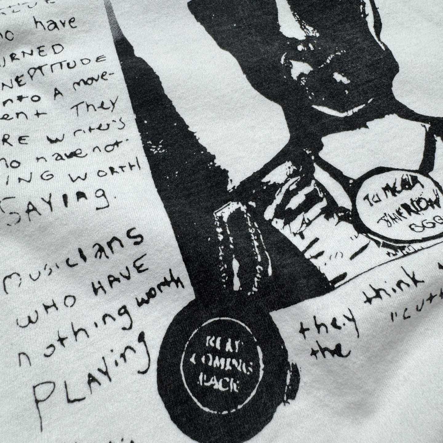 Enfants Riches Déprimés Do What Thou Wilt Long-Sleeve T-Shirt 'Faded White' - EUR FASHION